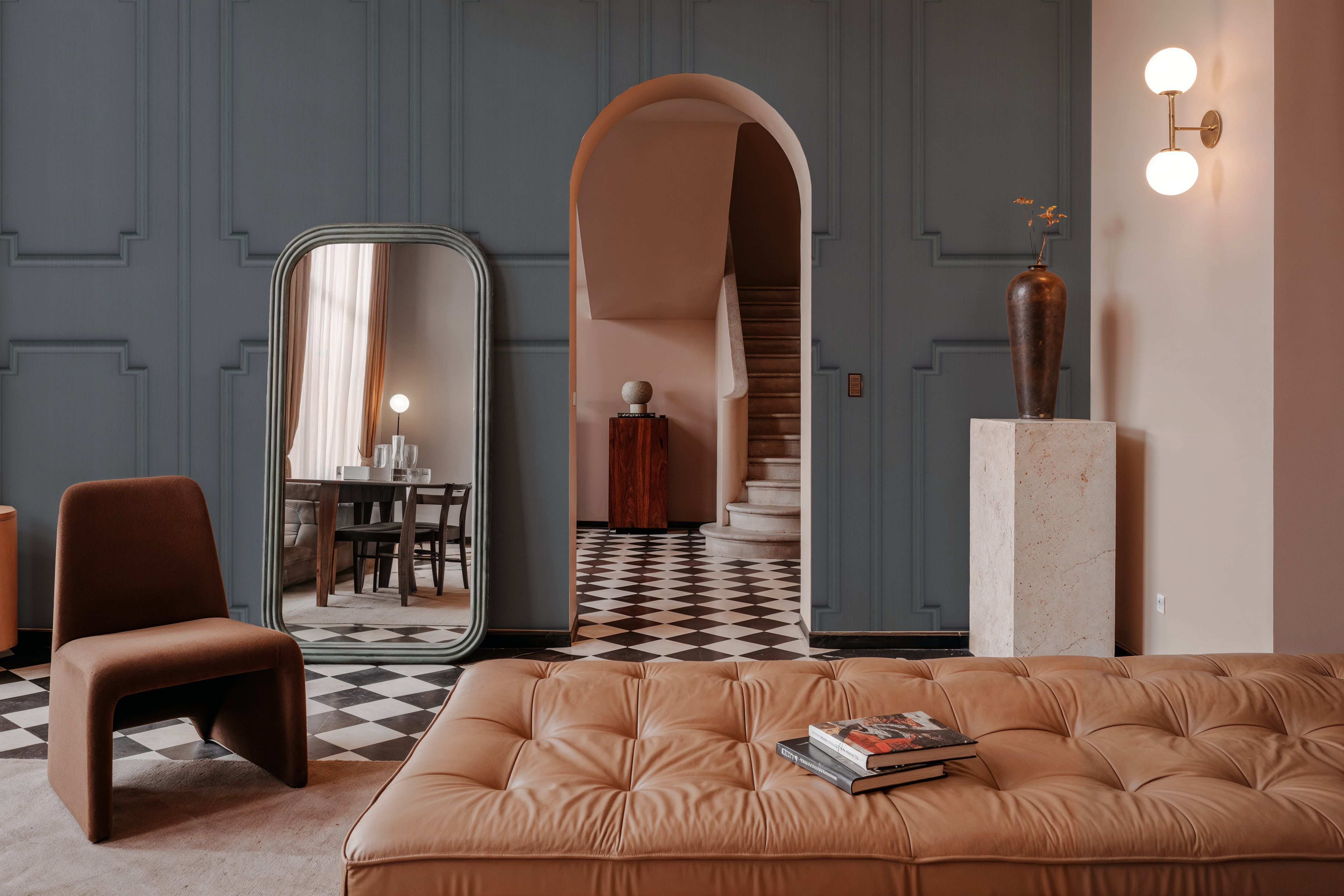 Faux Wall Panel Moulding, Stone