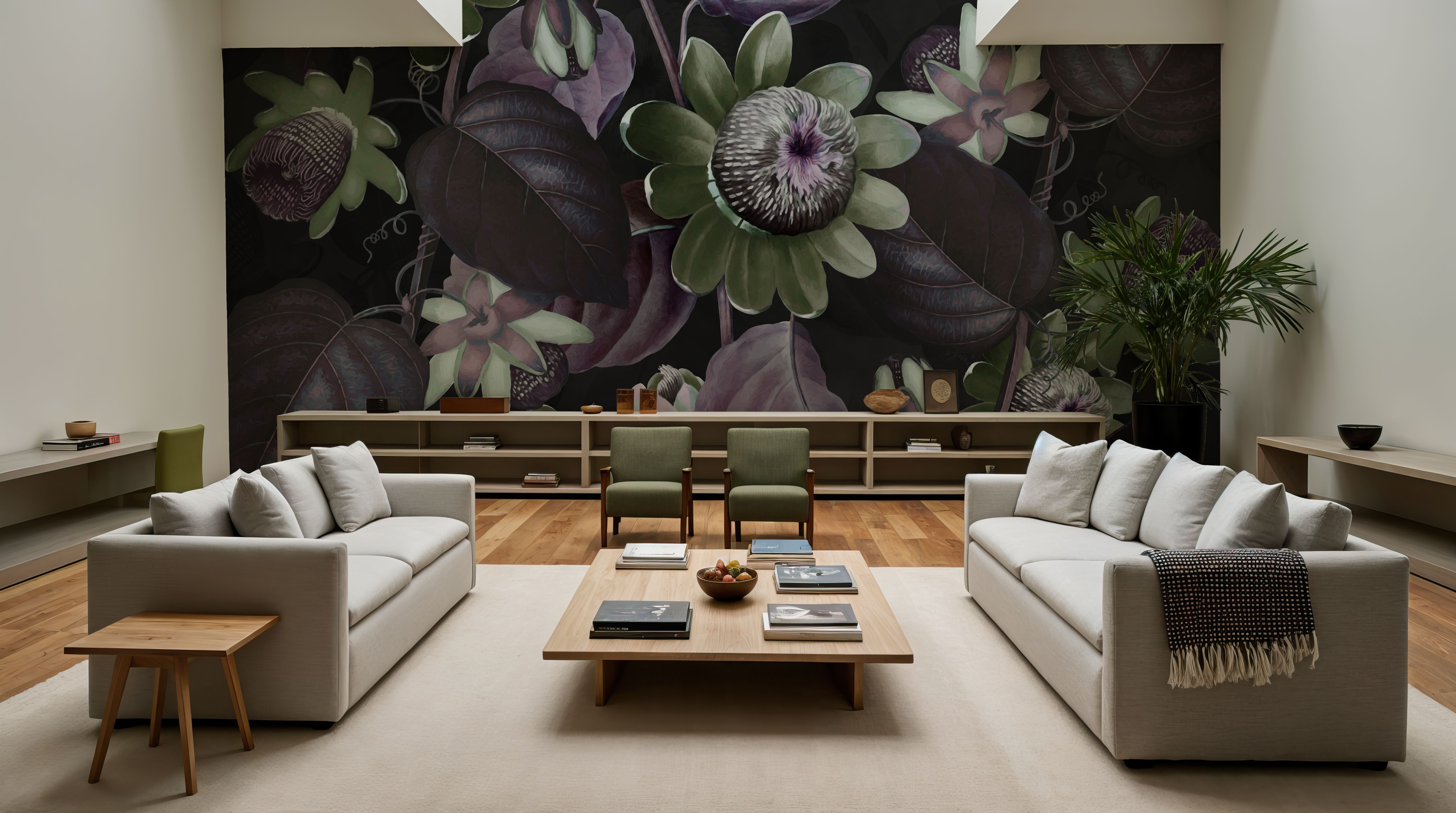 Passifloras Emerging Green, Papier peint