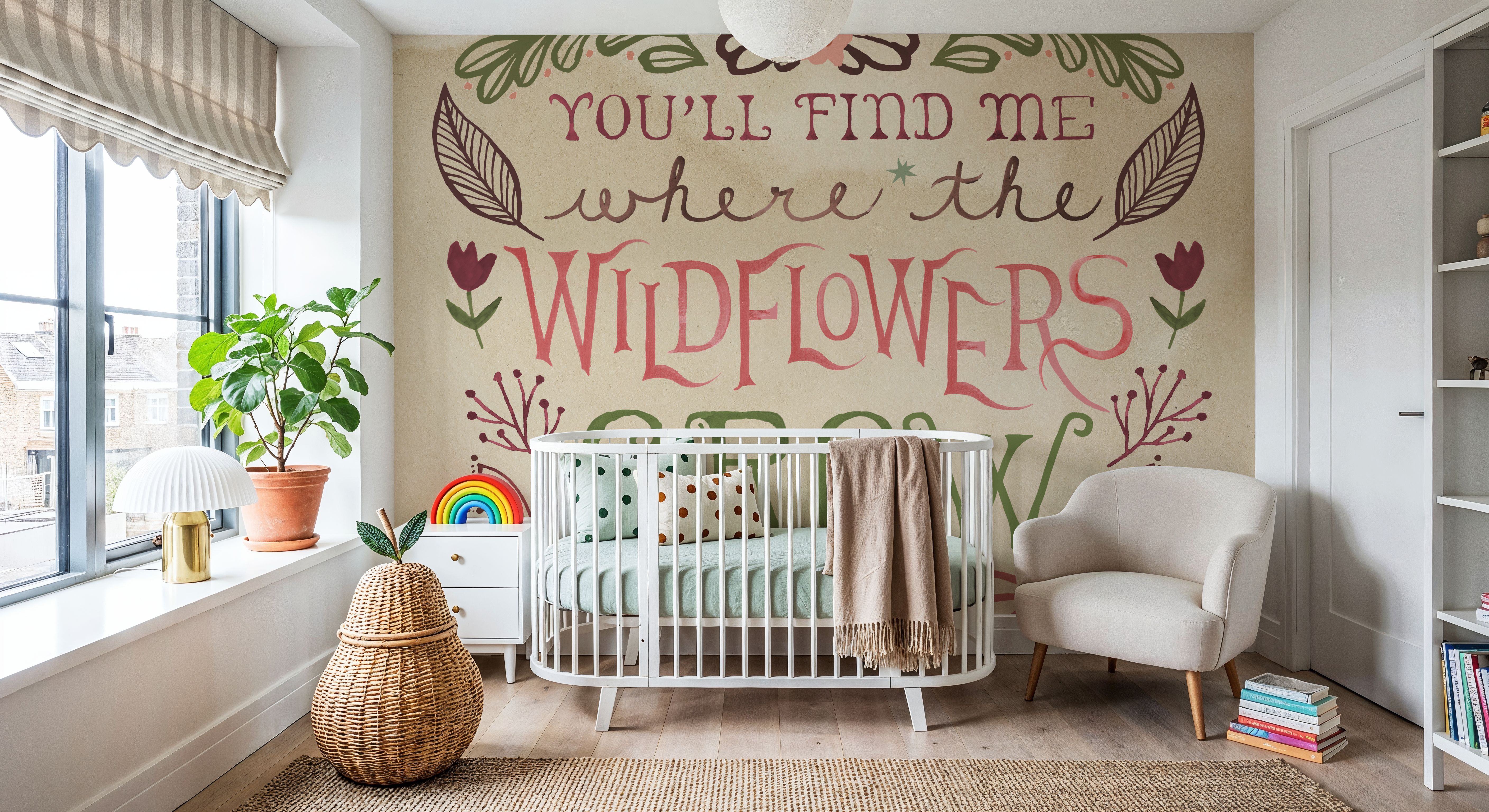 Floralscape Fairies V, Behang