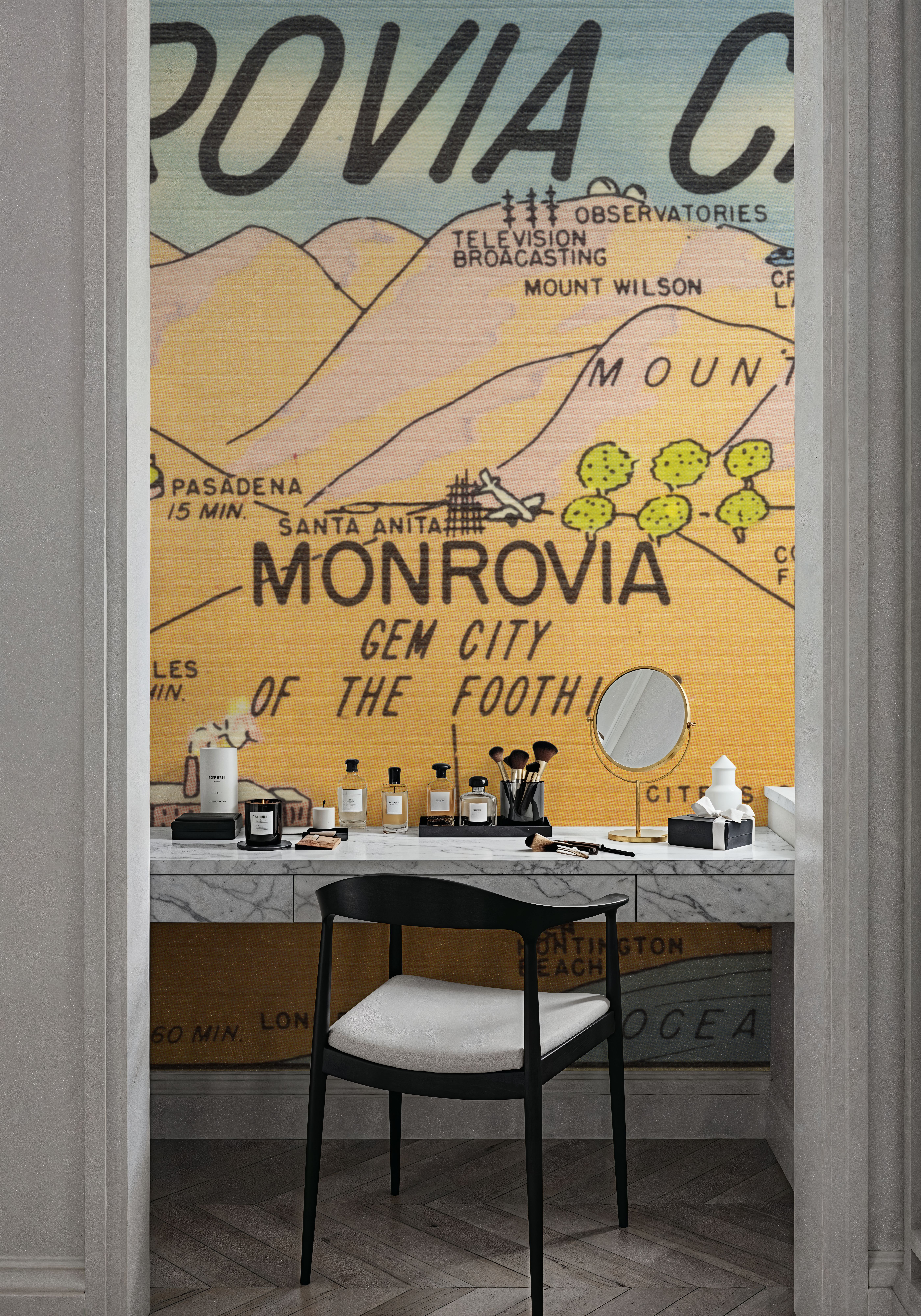 Greetings from Monrovia - Screenprint Postcard
