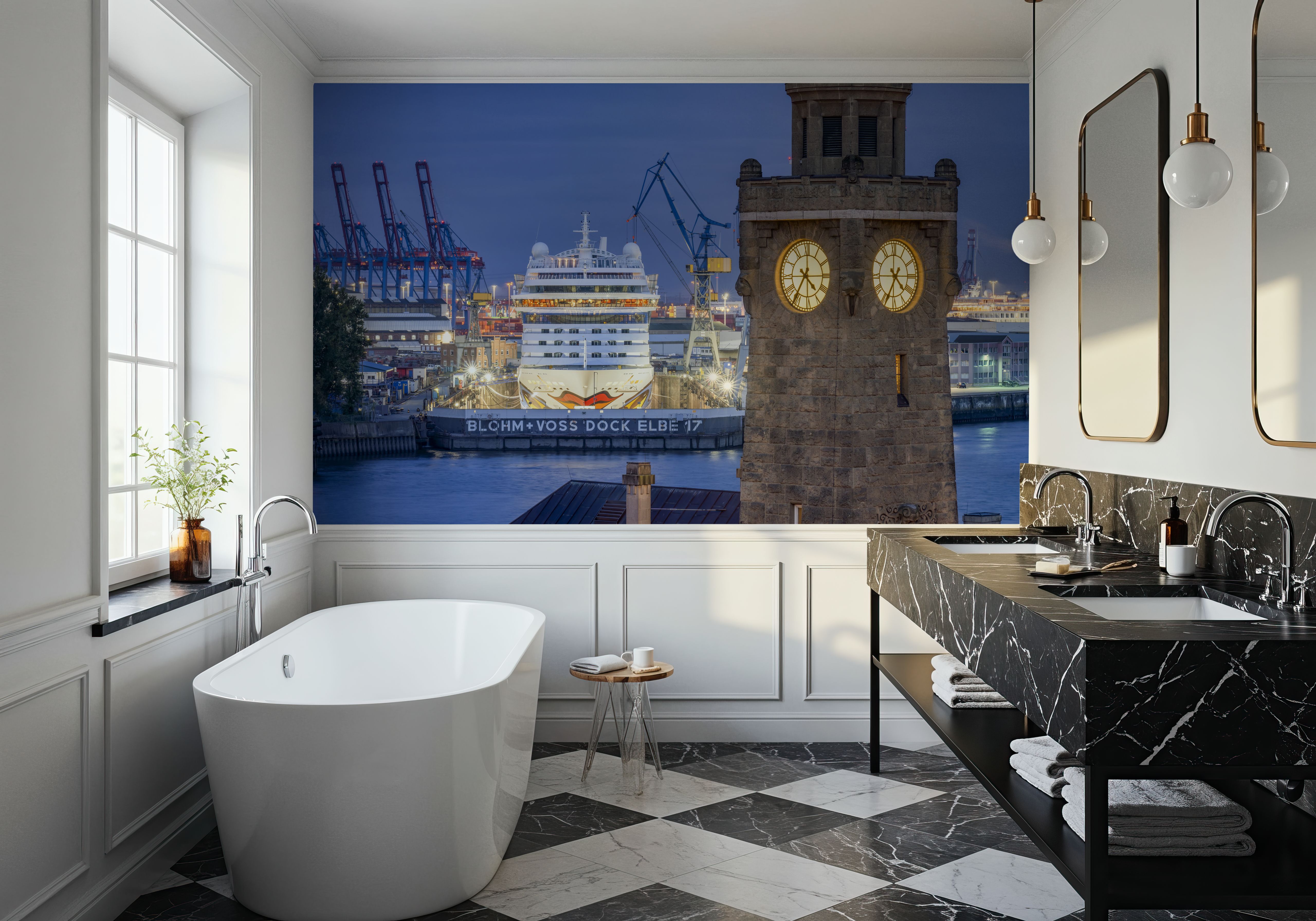 Twilight Harbor, Tapeten