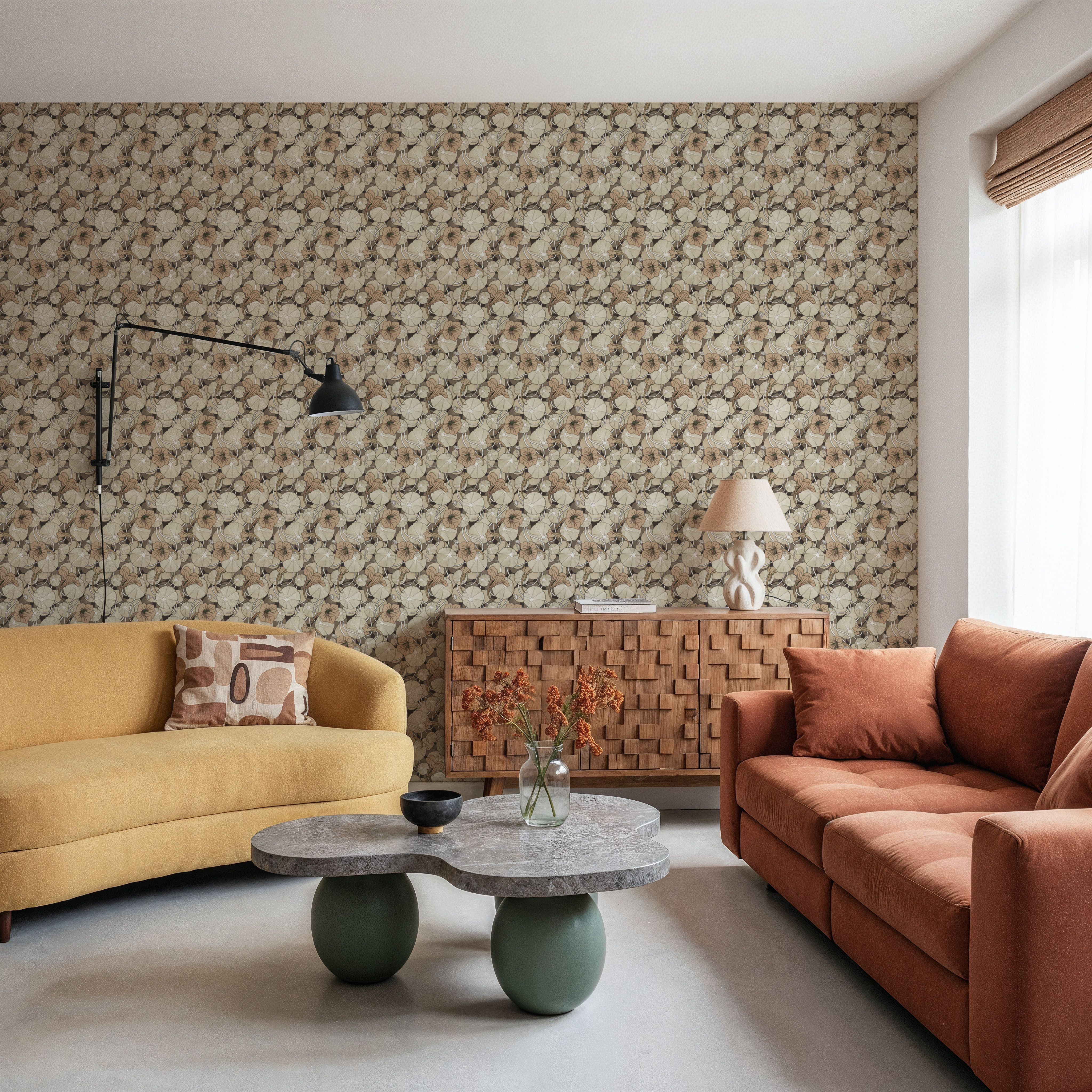 Nasturtium Verdure, Beige