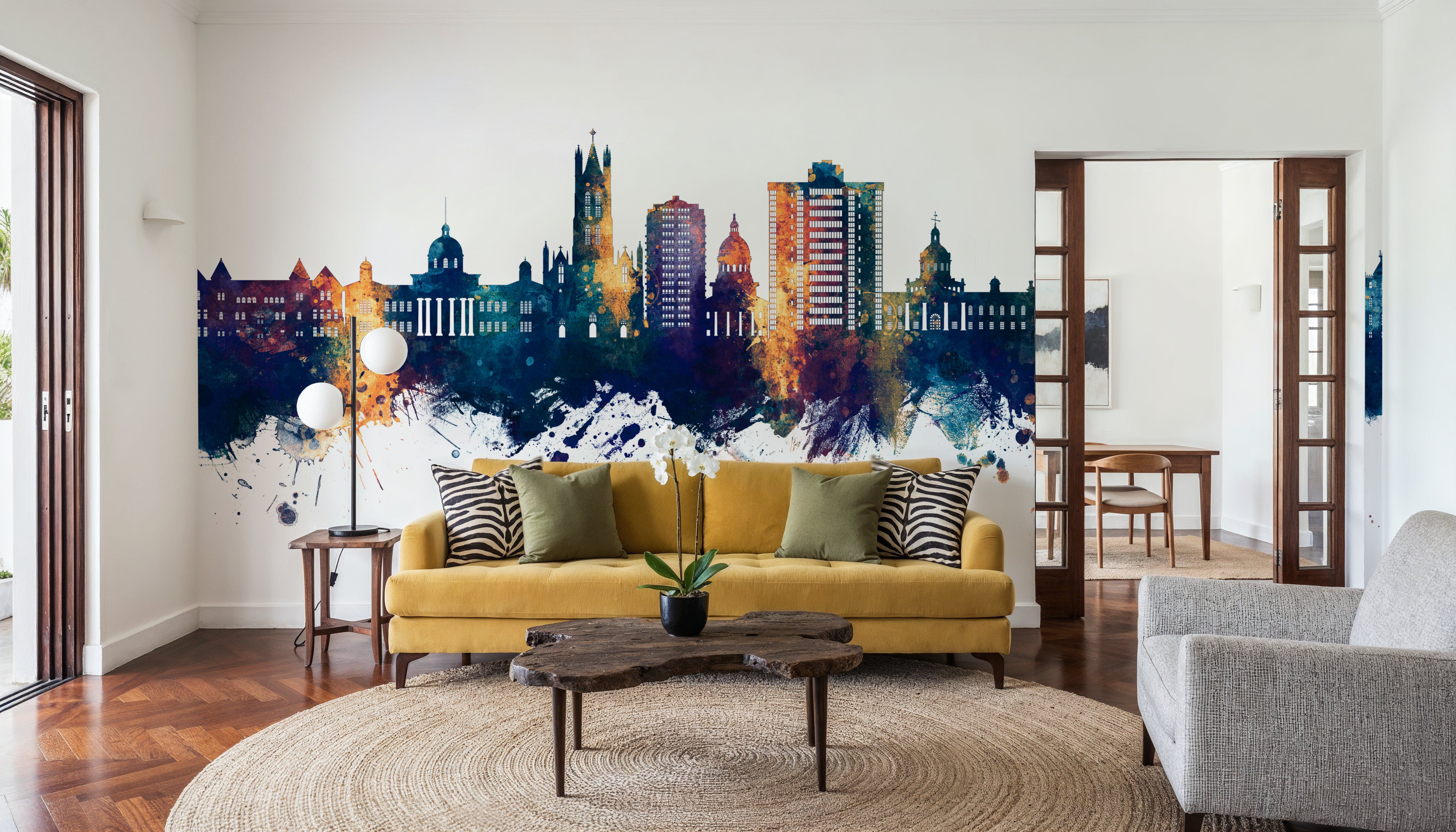 Kingston Canada Skyline Blue & Bronze