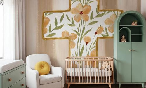 Floral Cross I