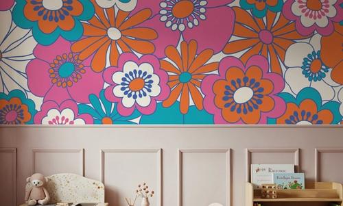 70's Avant Garden, Bright Pink