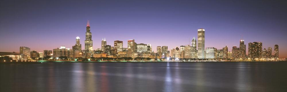 Twilight Skyline Silhouette