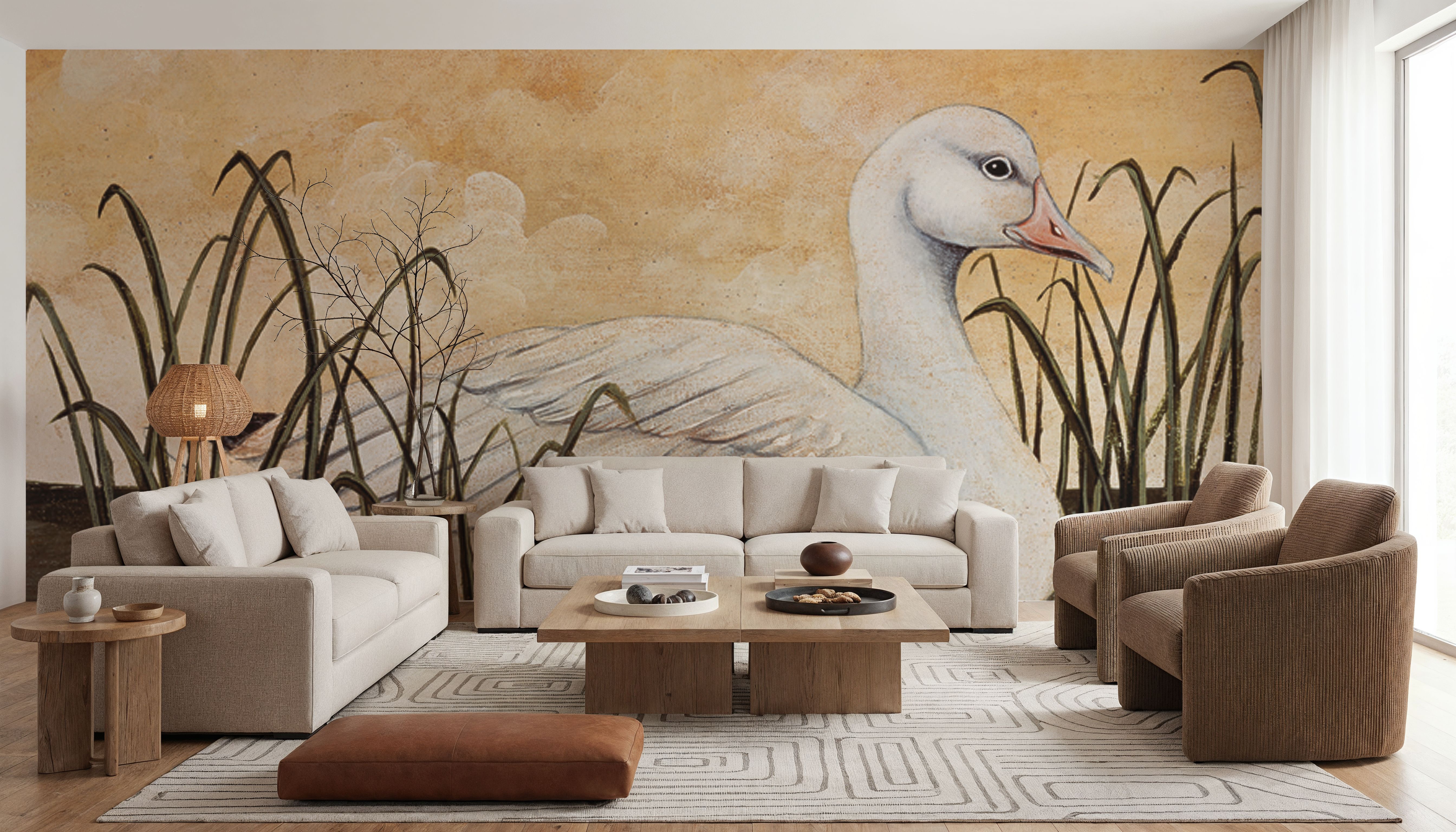 Snow Goose, Papel de parede