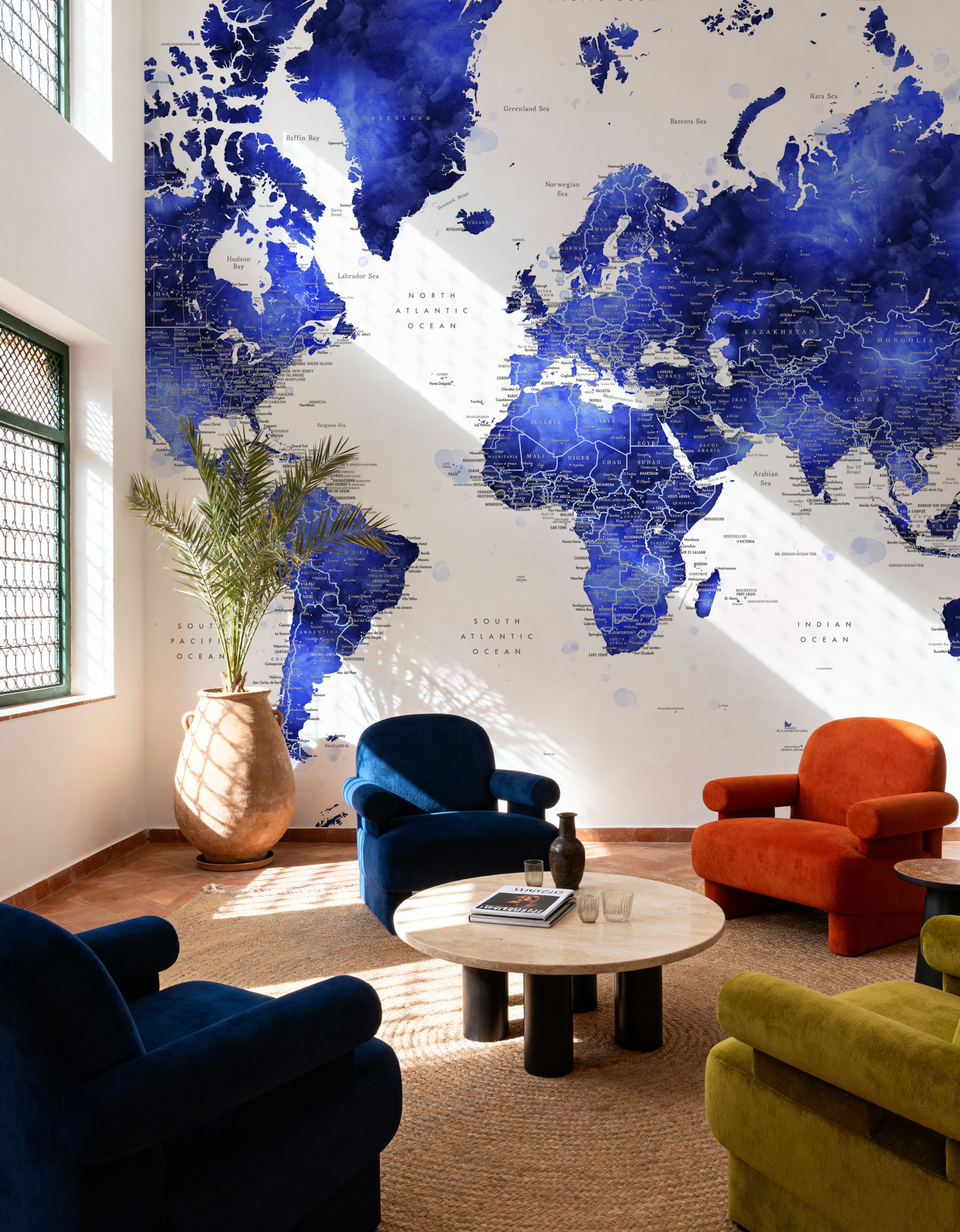 World Map Cities - Crisalida