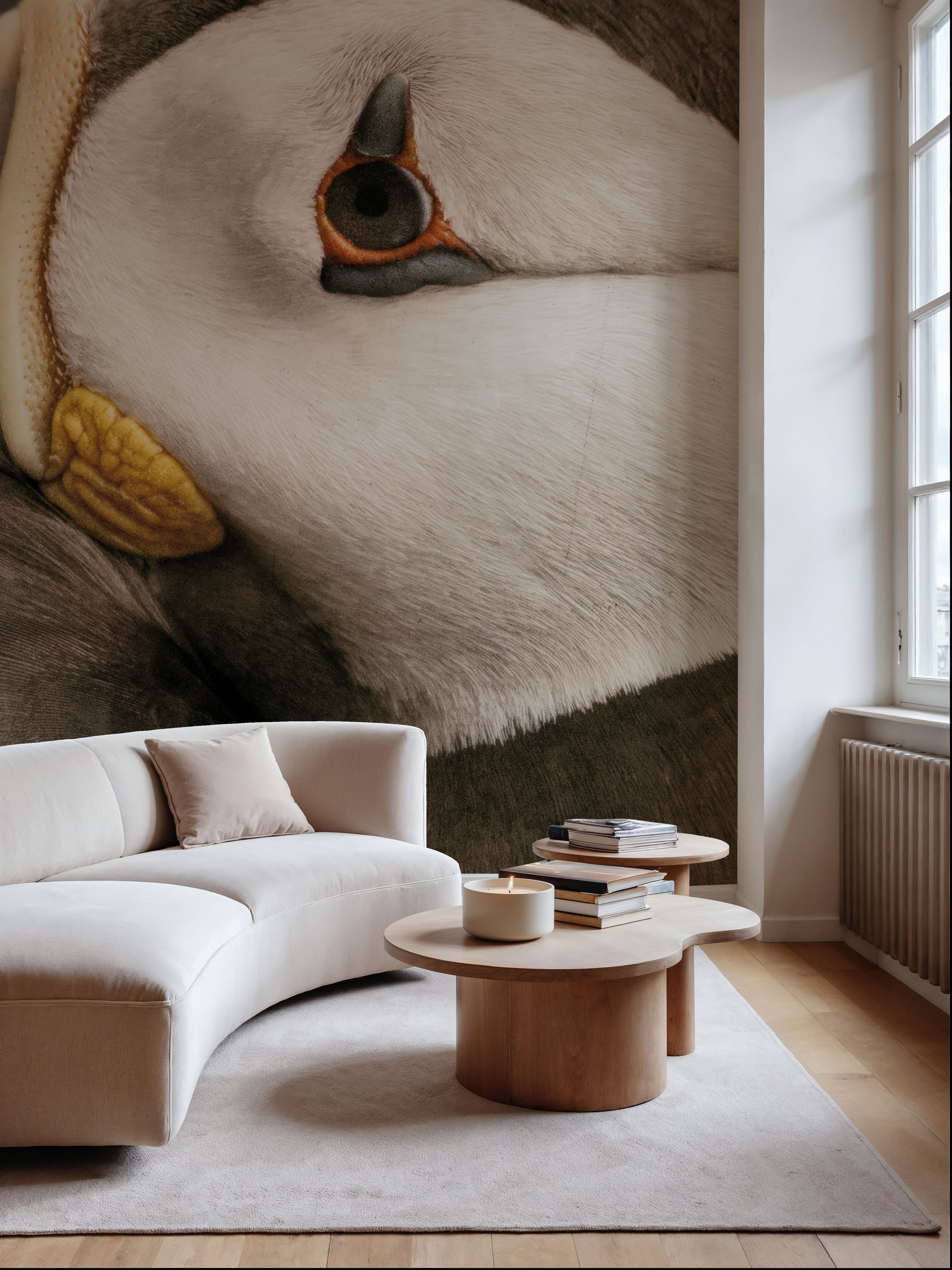 Atlantic Puffin Tucked Neutral