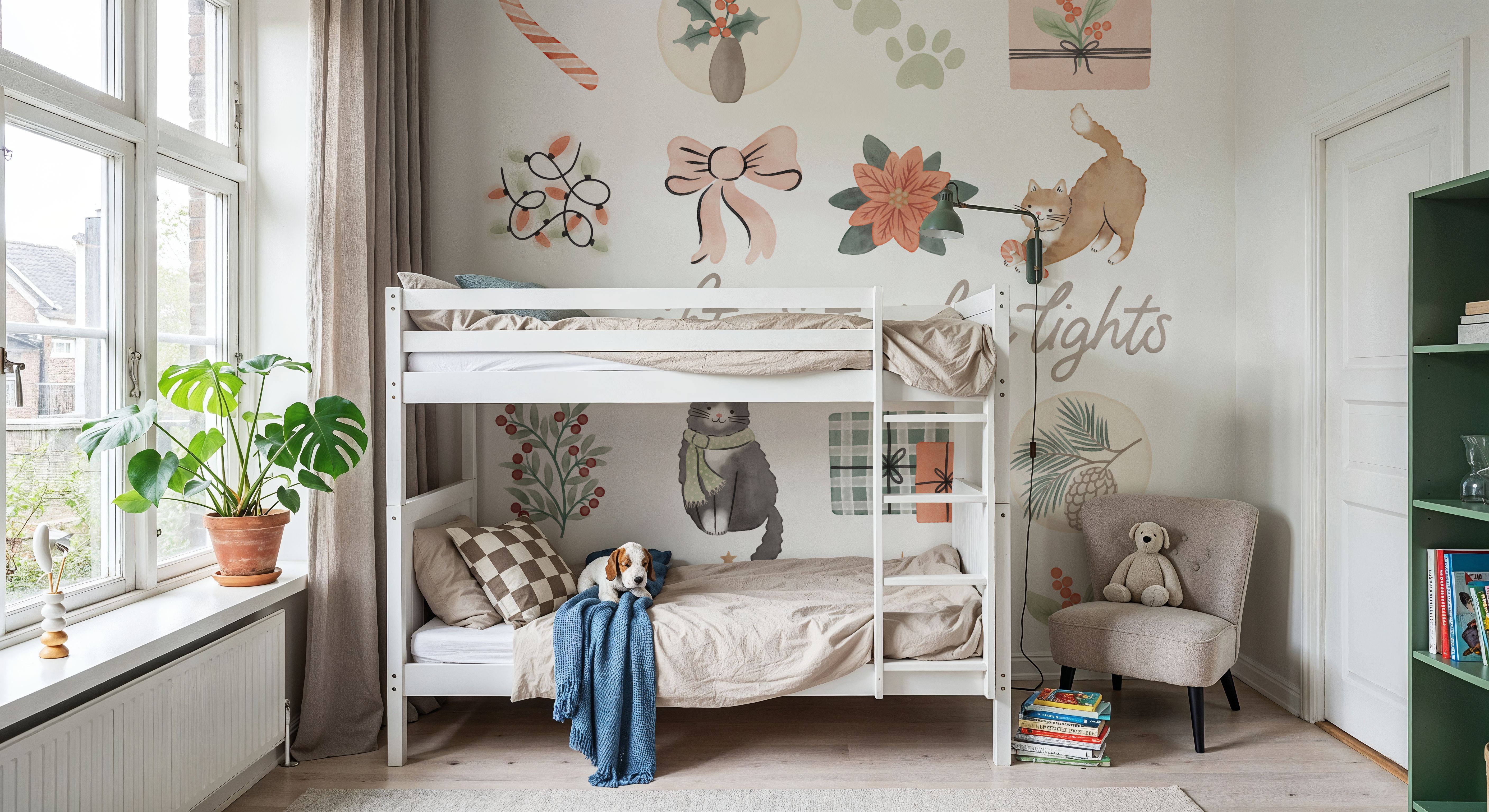 Merry Meows V, Tapeten