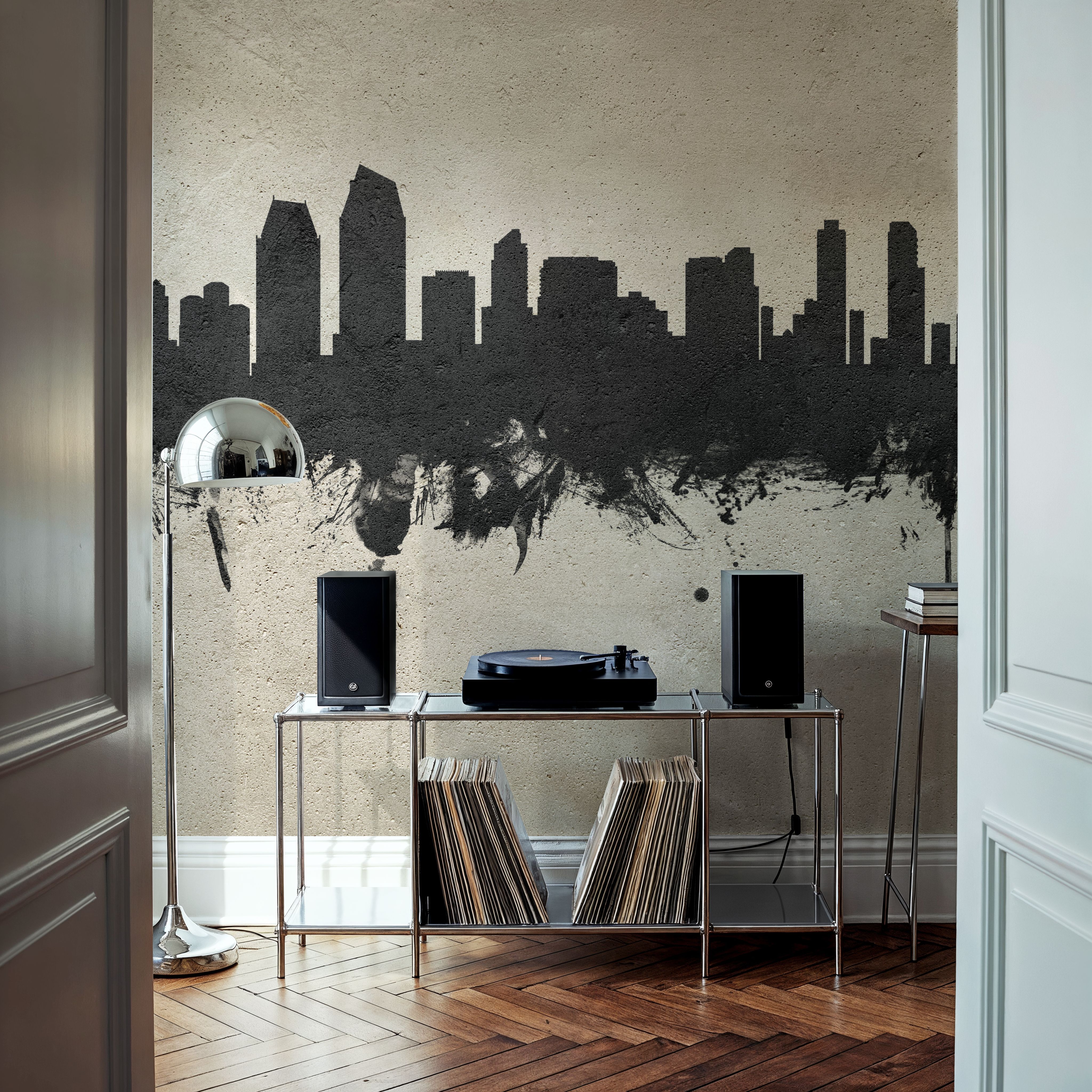 San Diego California Skyline Concrete