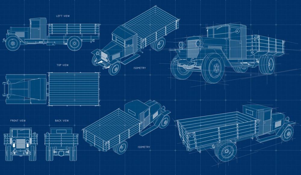 Lorry Blueprint