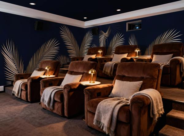 Wall murals for home theaters – custom-sized | Wallism