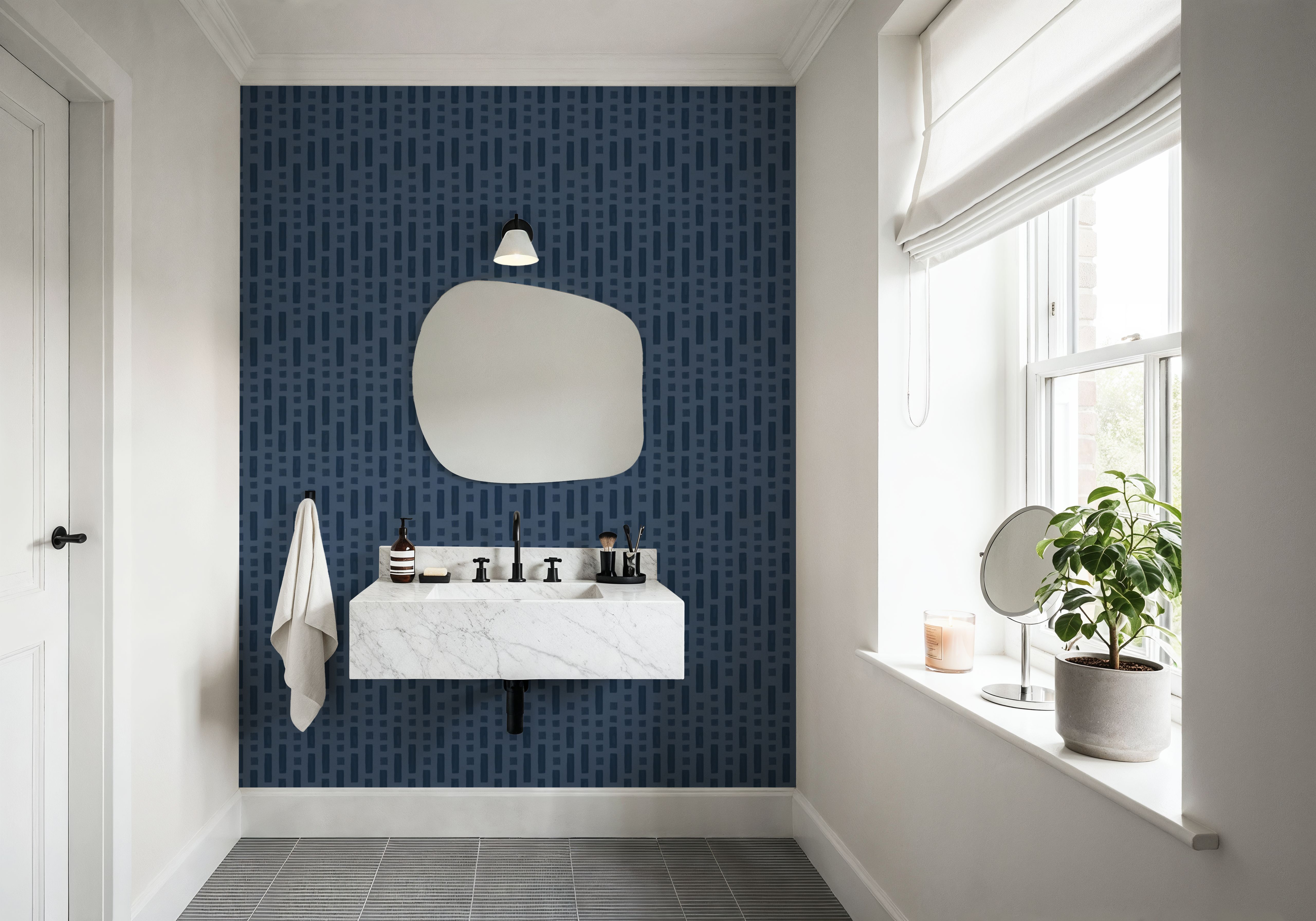 Coastal Signals Dark Blue