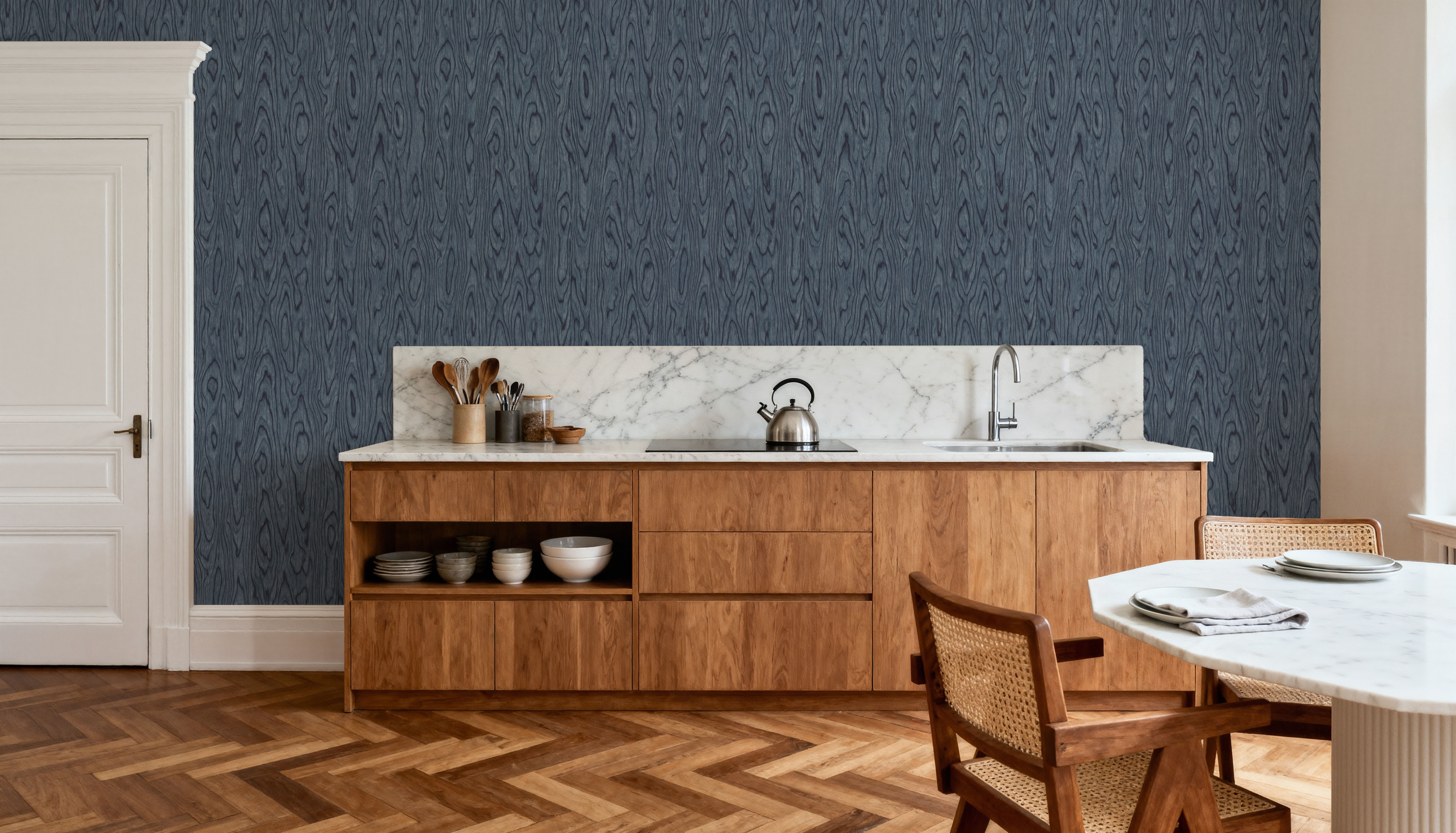 Conoid Grain, Prussian Blue