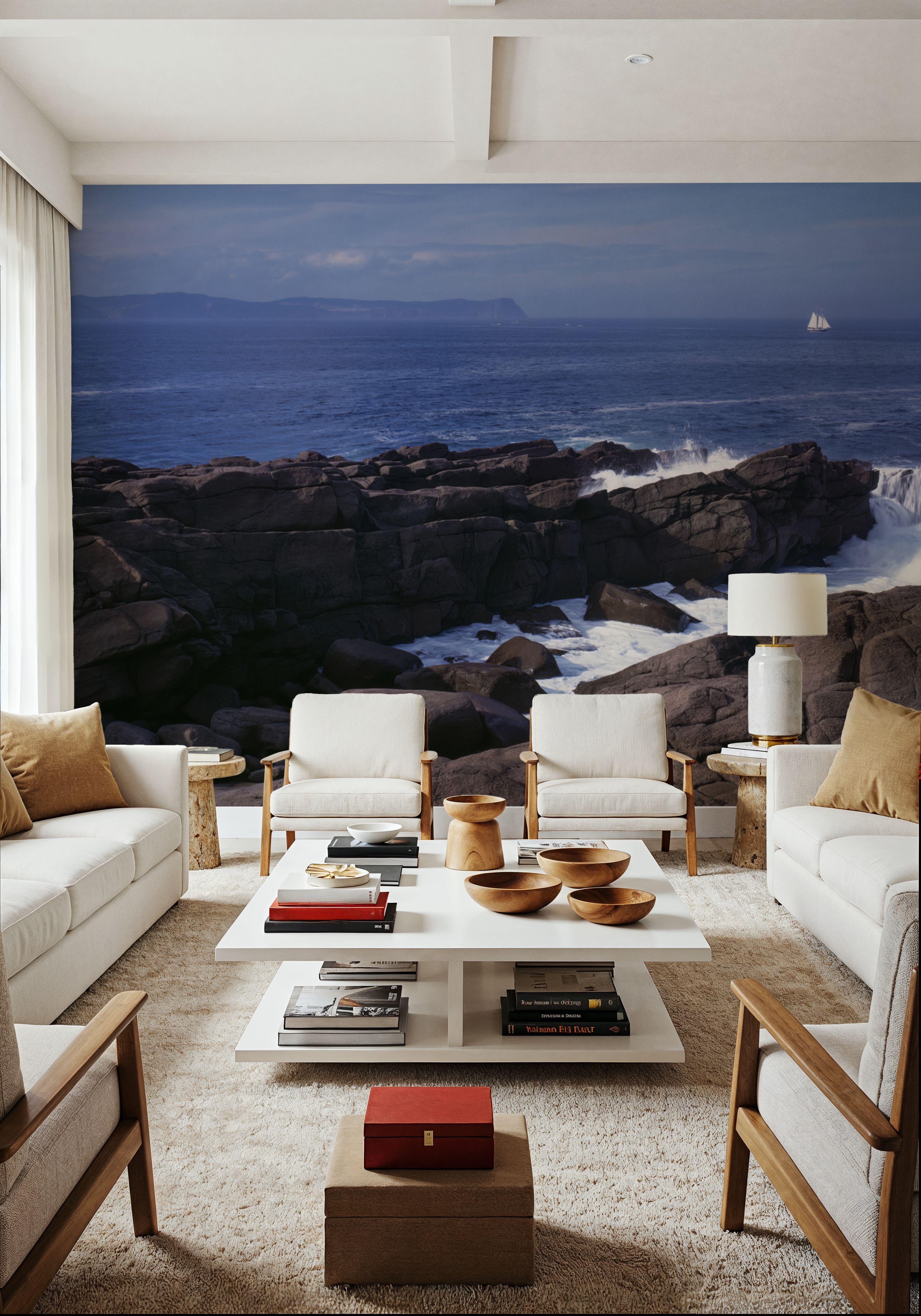 Sailing the Rugged Coast