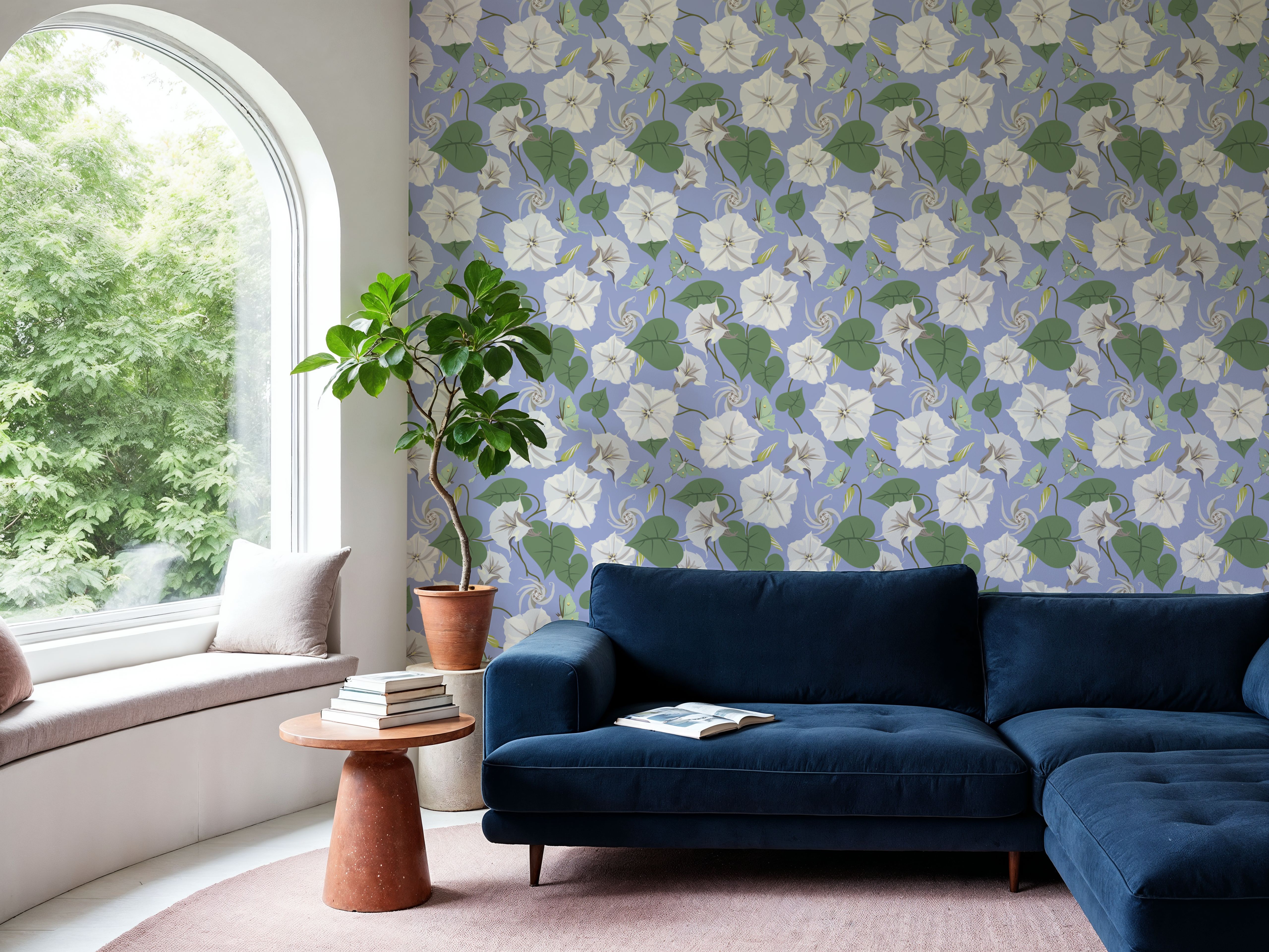 Moon Vine, Light Blue