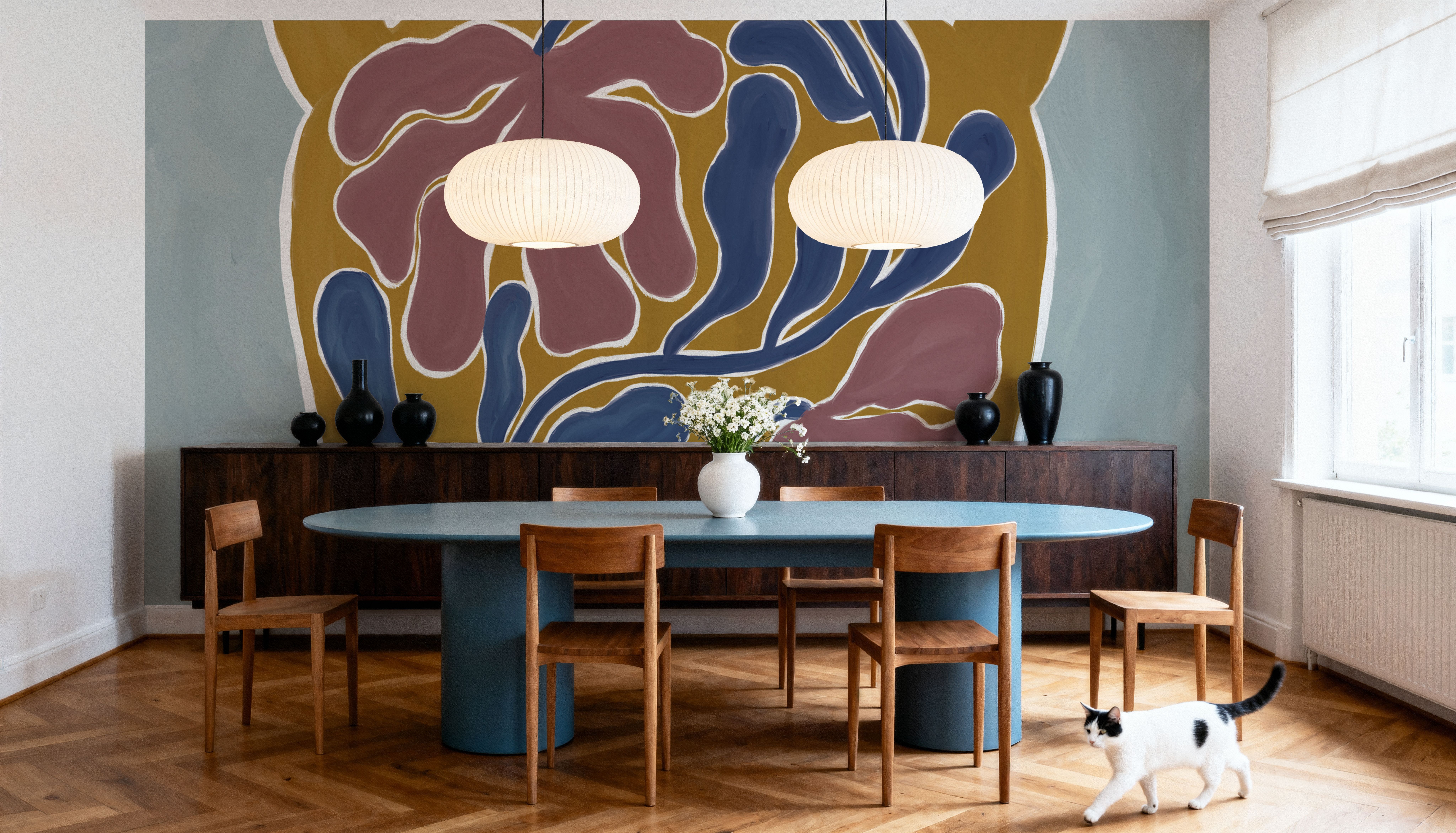 Modern Floral Vase I