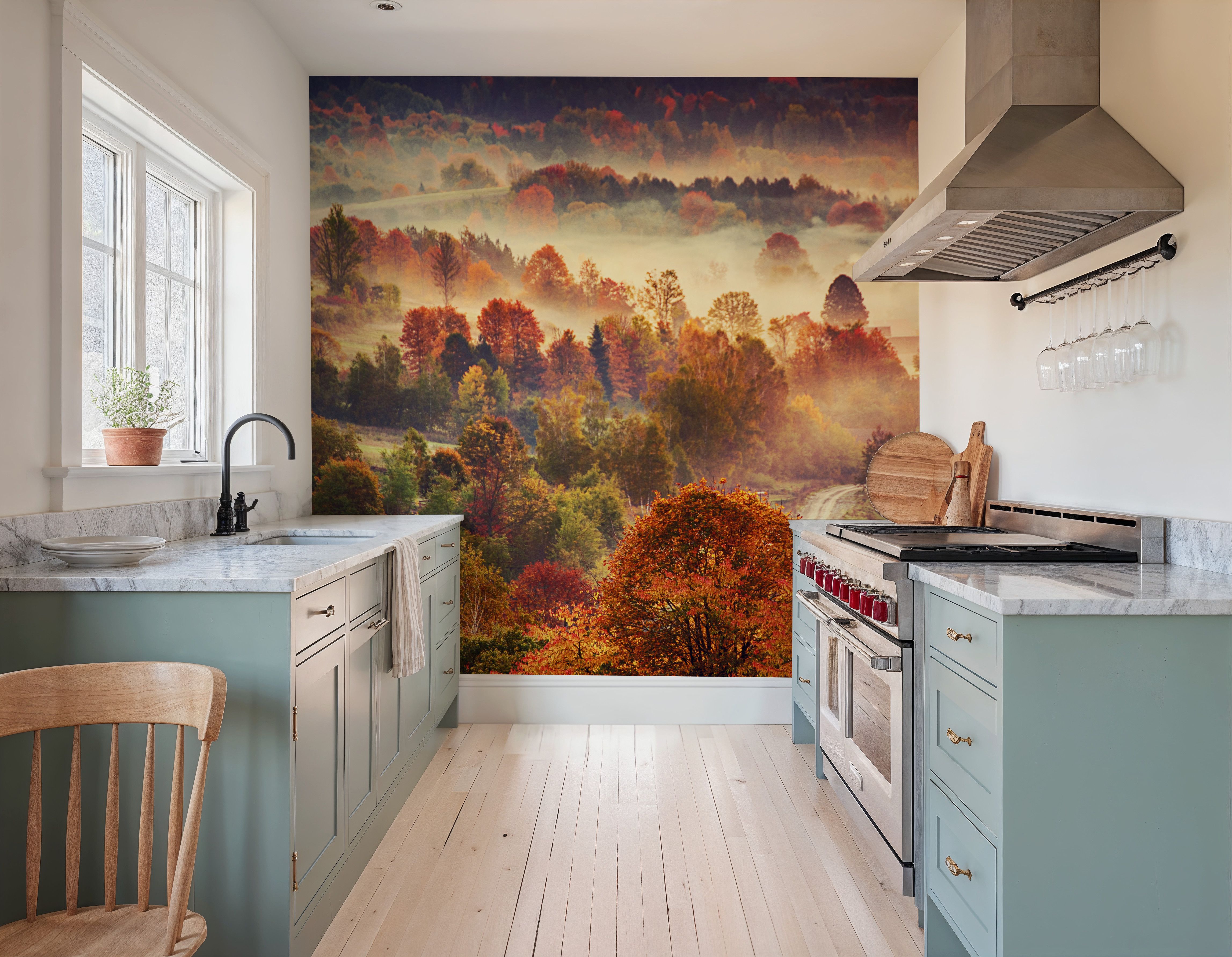 Autumn Mountain Morning