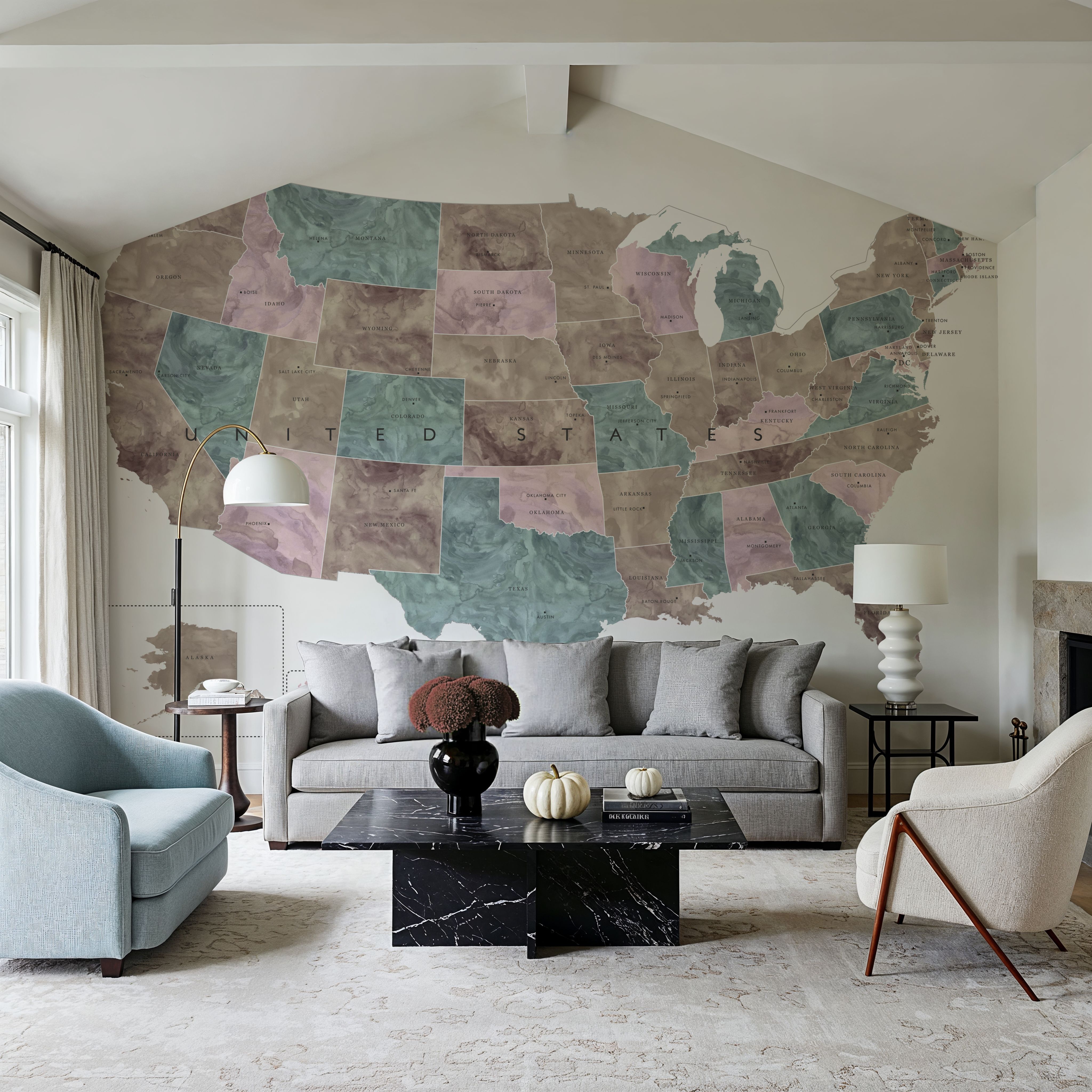 US State Map - Leire