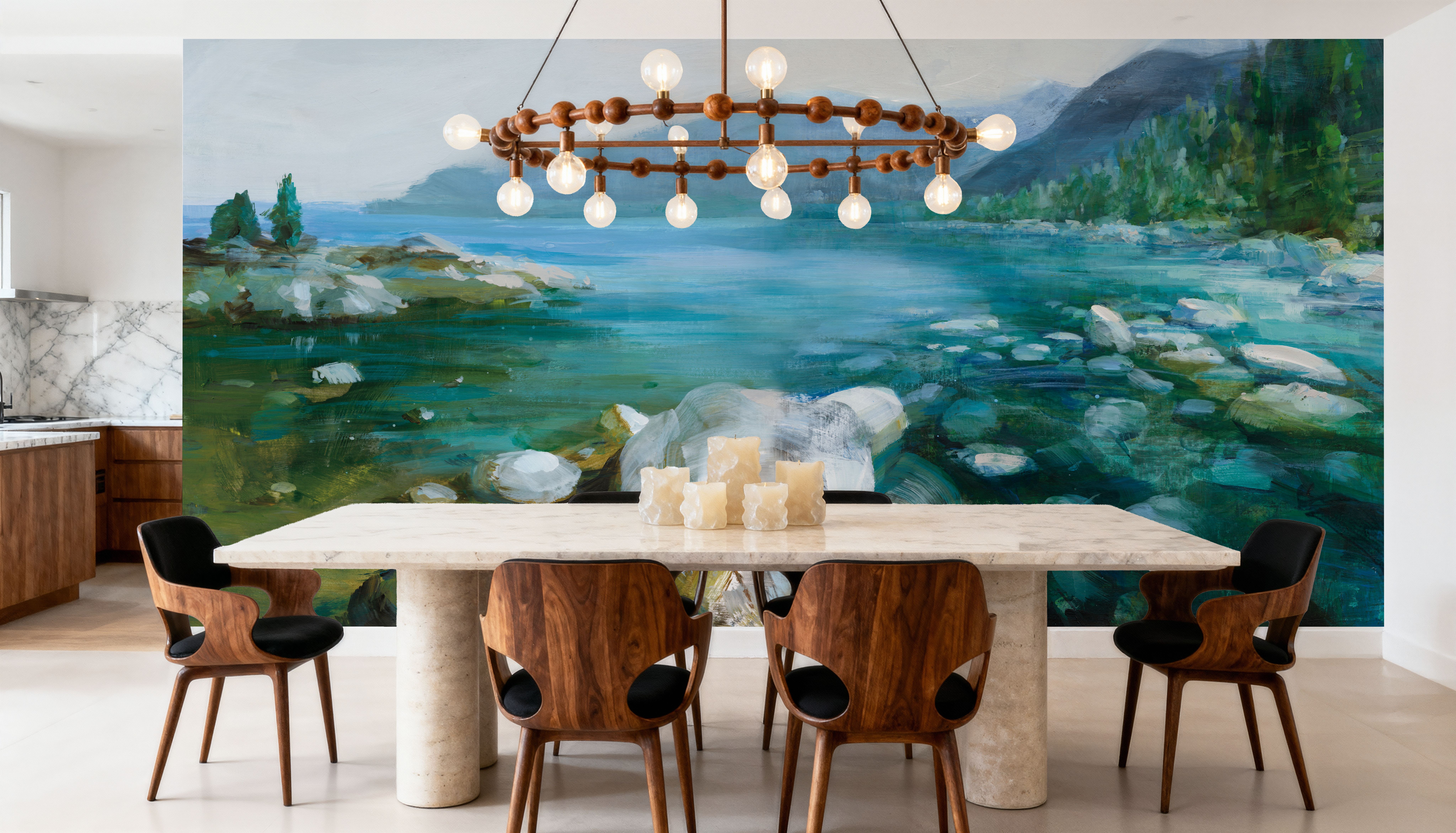 Western Lake, Tapeten