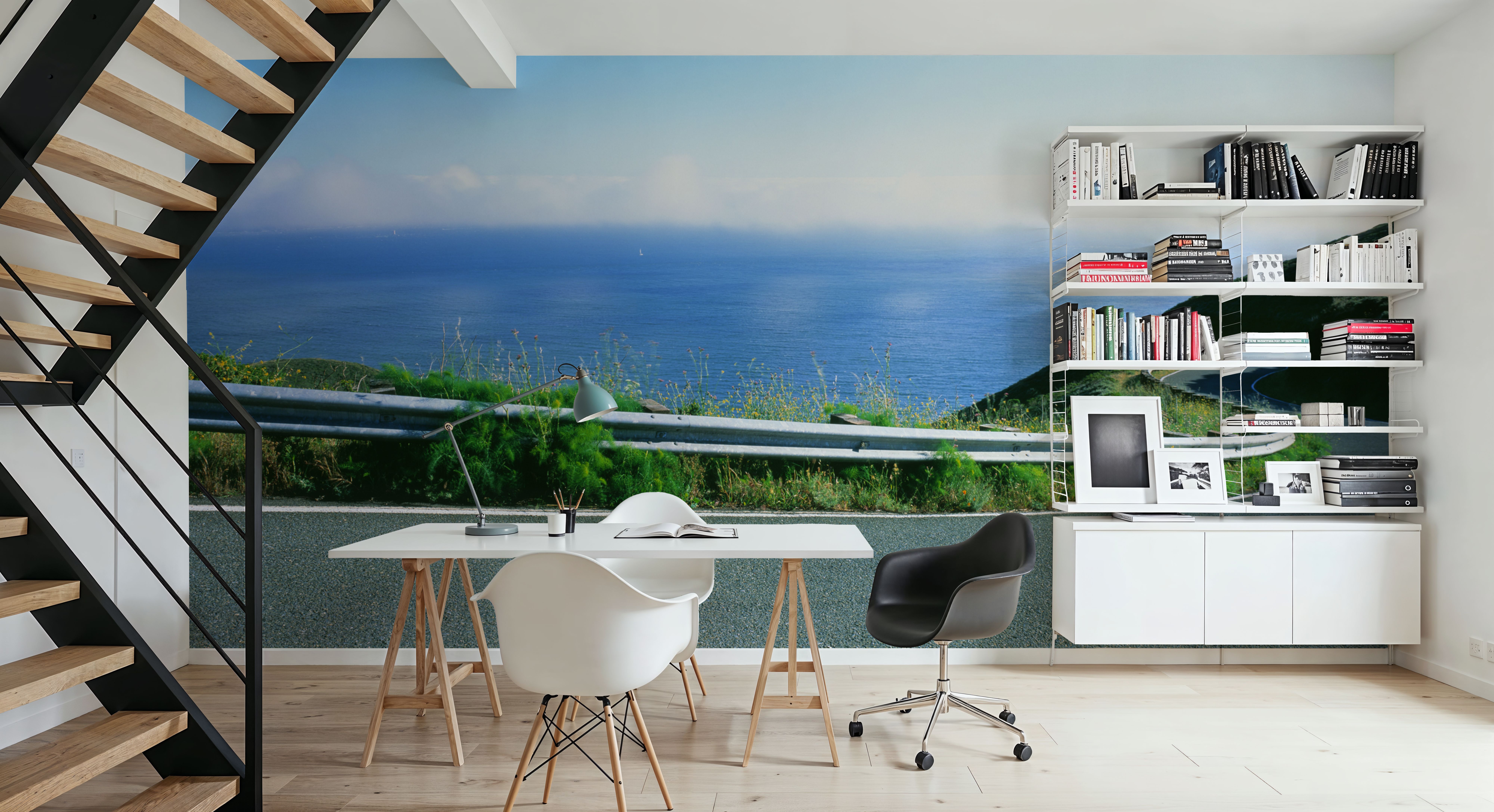 Coastal Highway Journey Blue