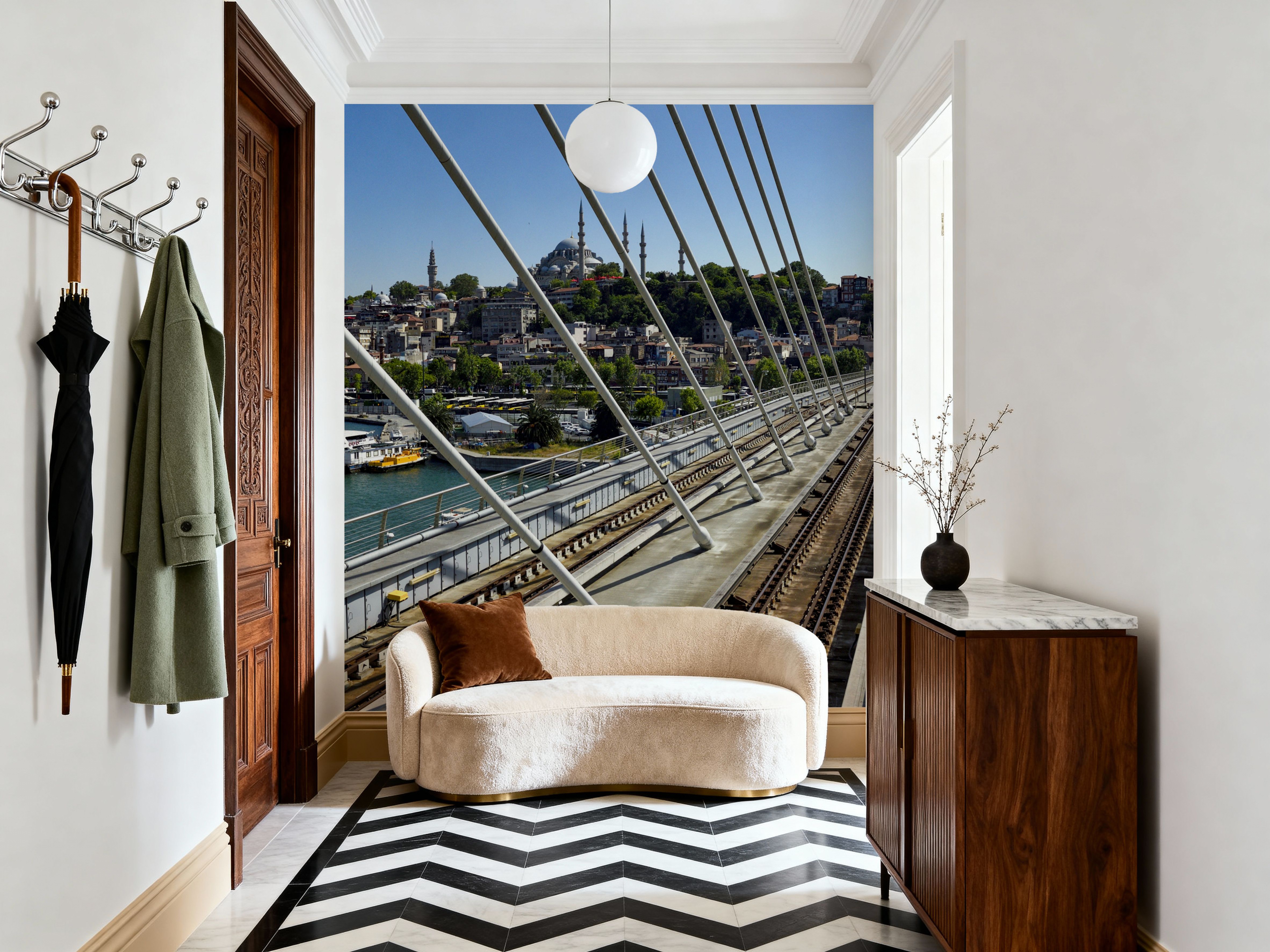 Urban Bridge Panorama