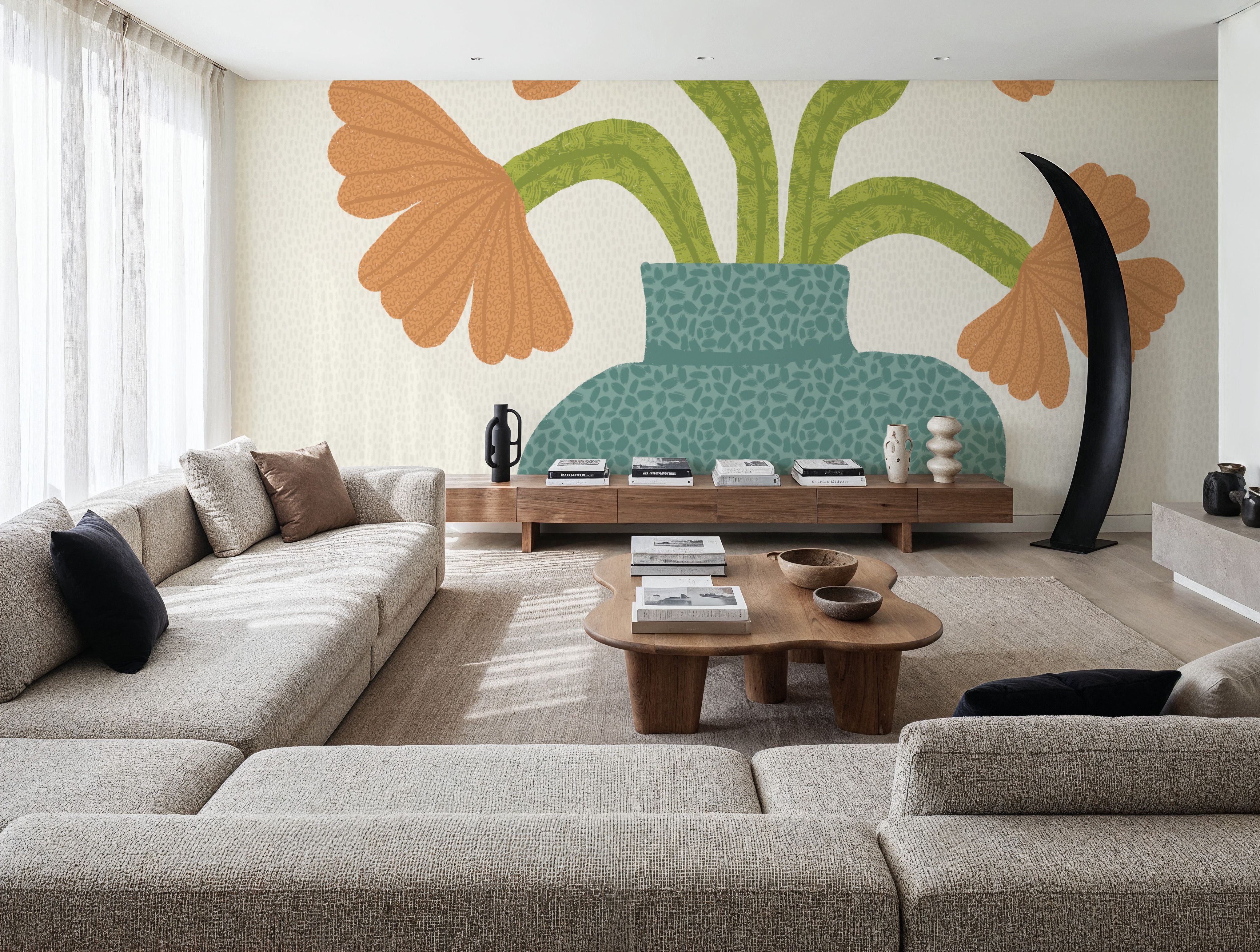 Flower Pot I, Tapet