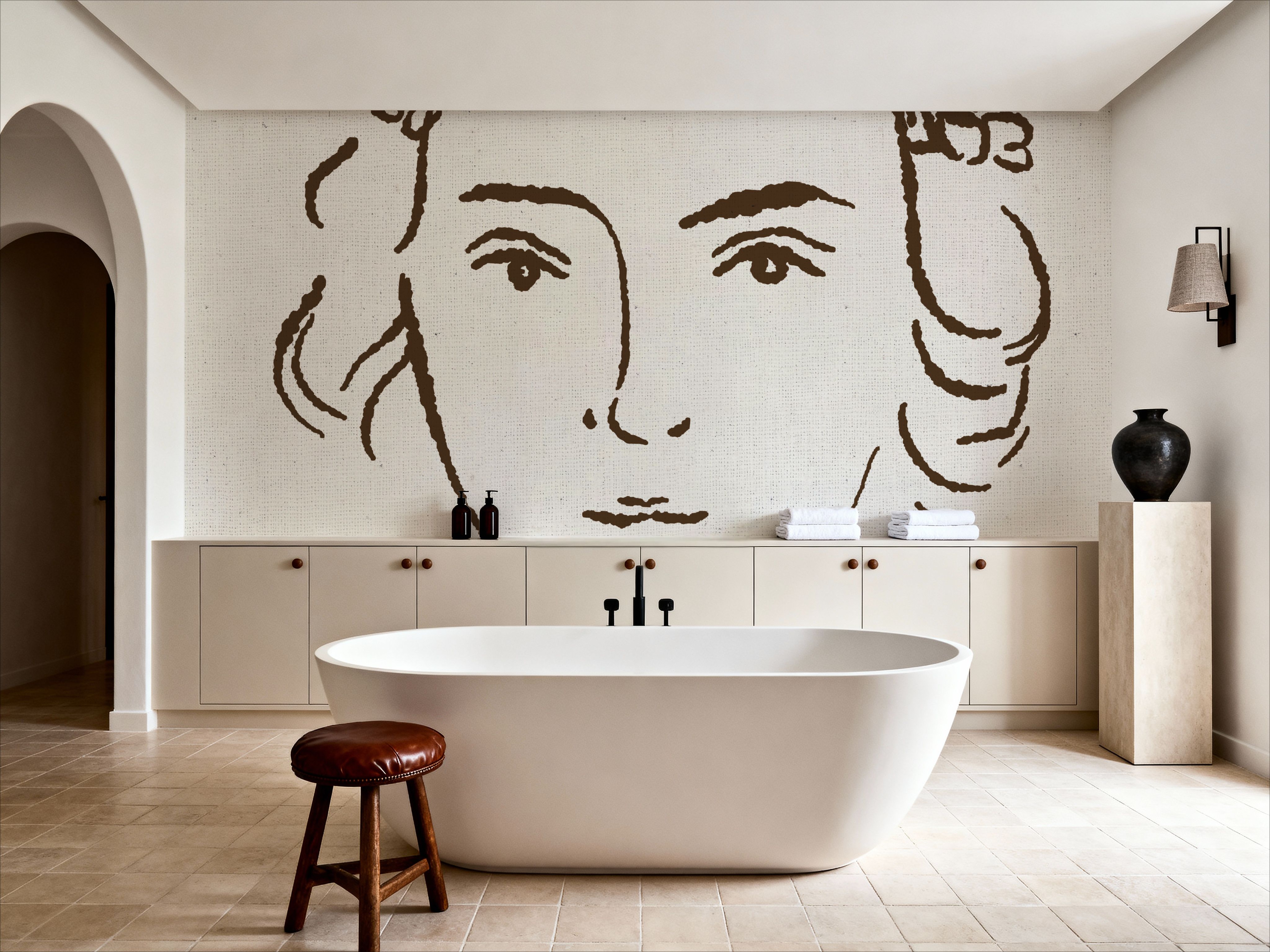 French Garden Portrait