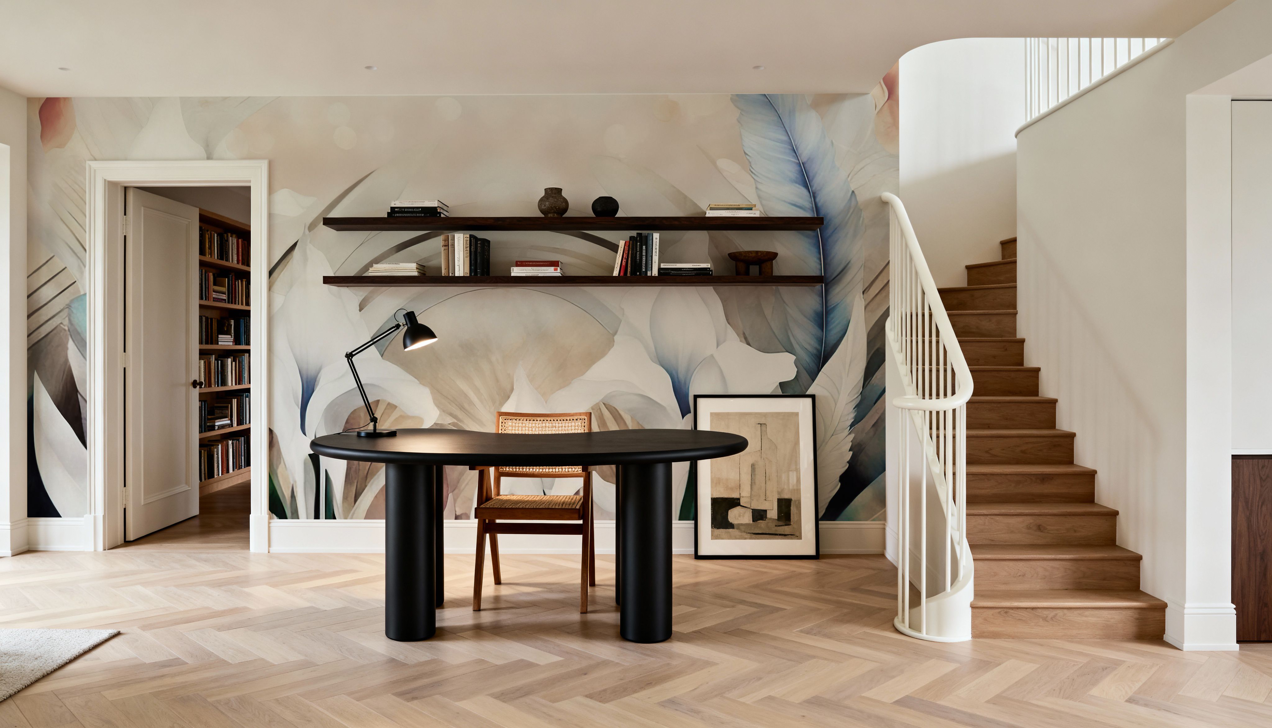 Irises and Feathers Bright