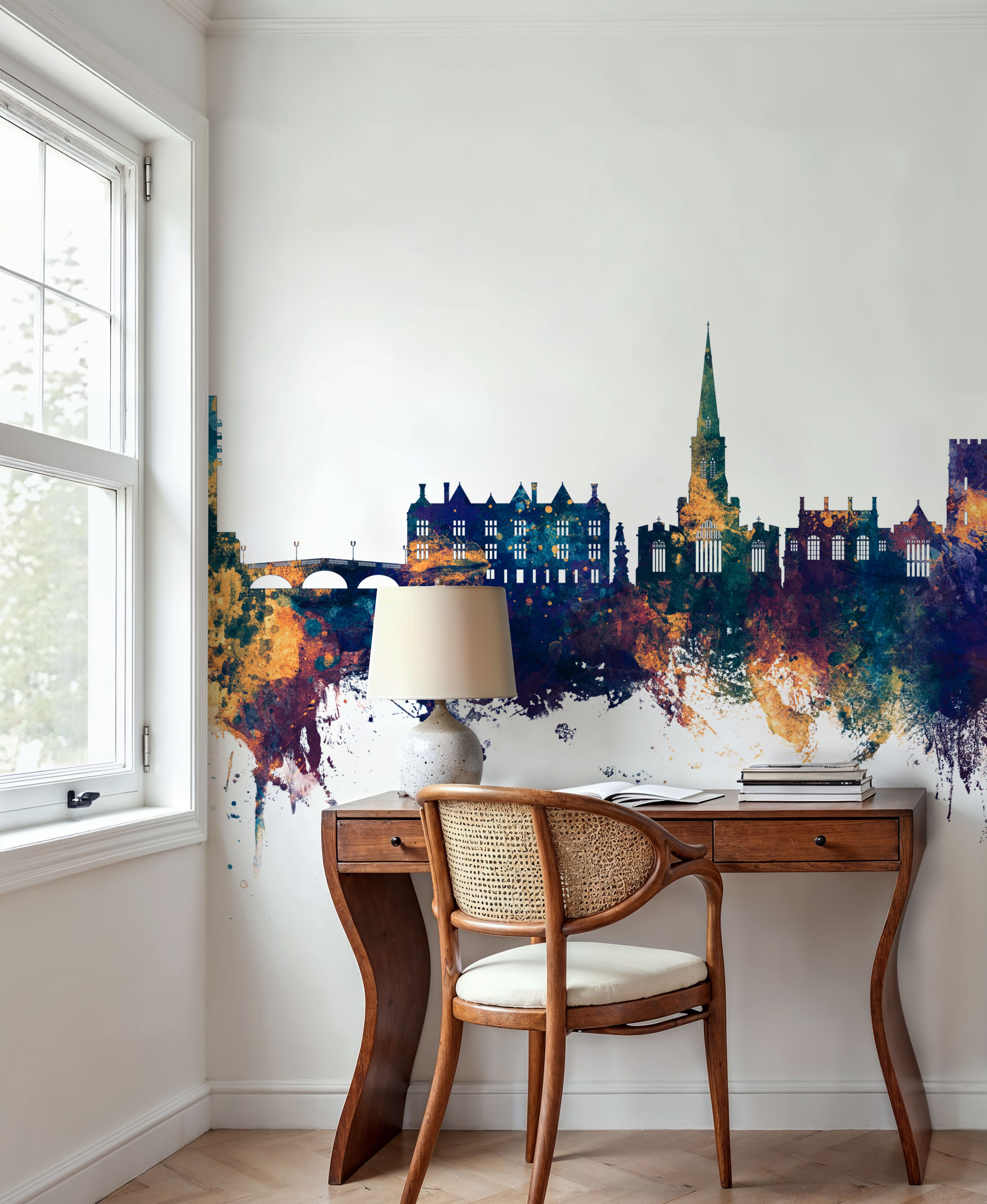 Bedford England Skyline Blu& Bronze