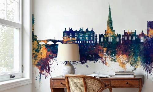 Bedford England Skyline Blu& Bronze