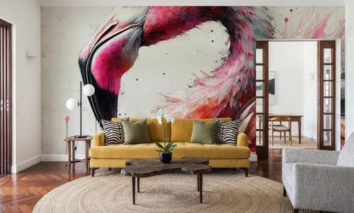 Watercolor Flamingo