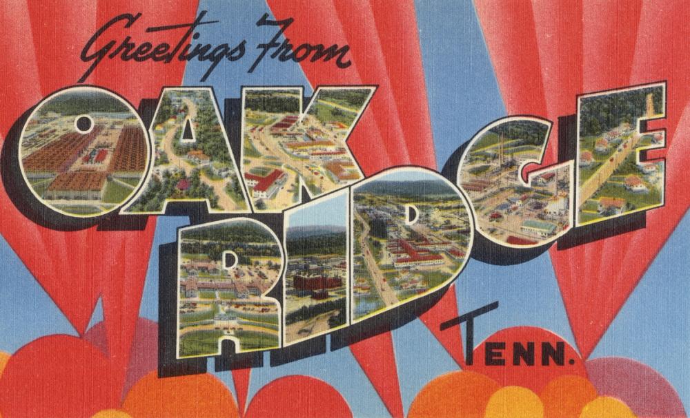 Greetings from Oak Ridge - Screenprint Postcard