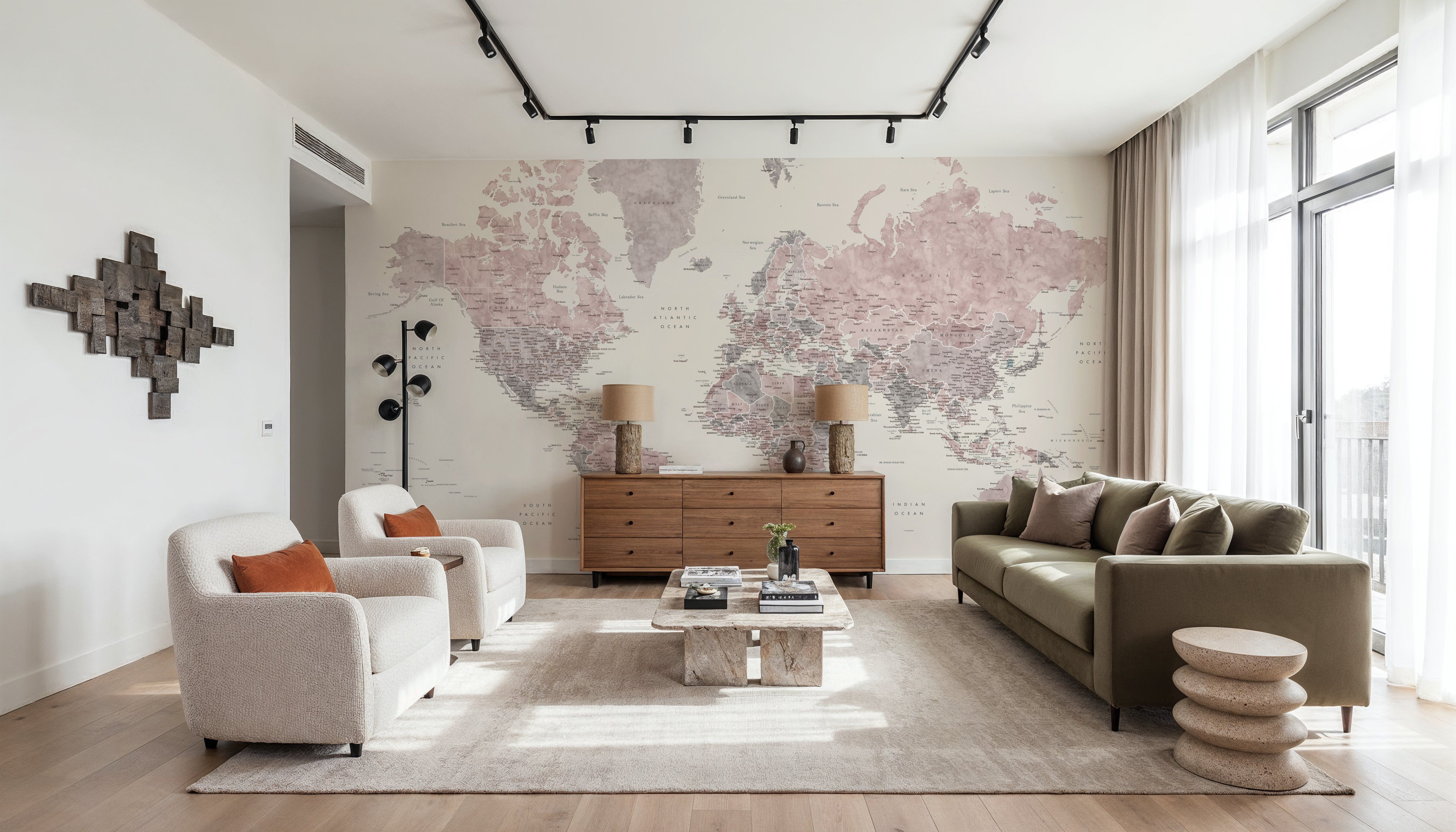 World Map Cities - Madelia