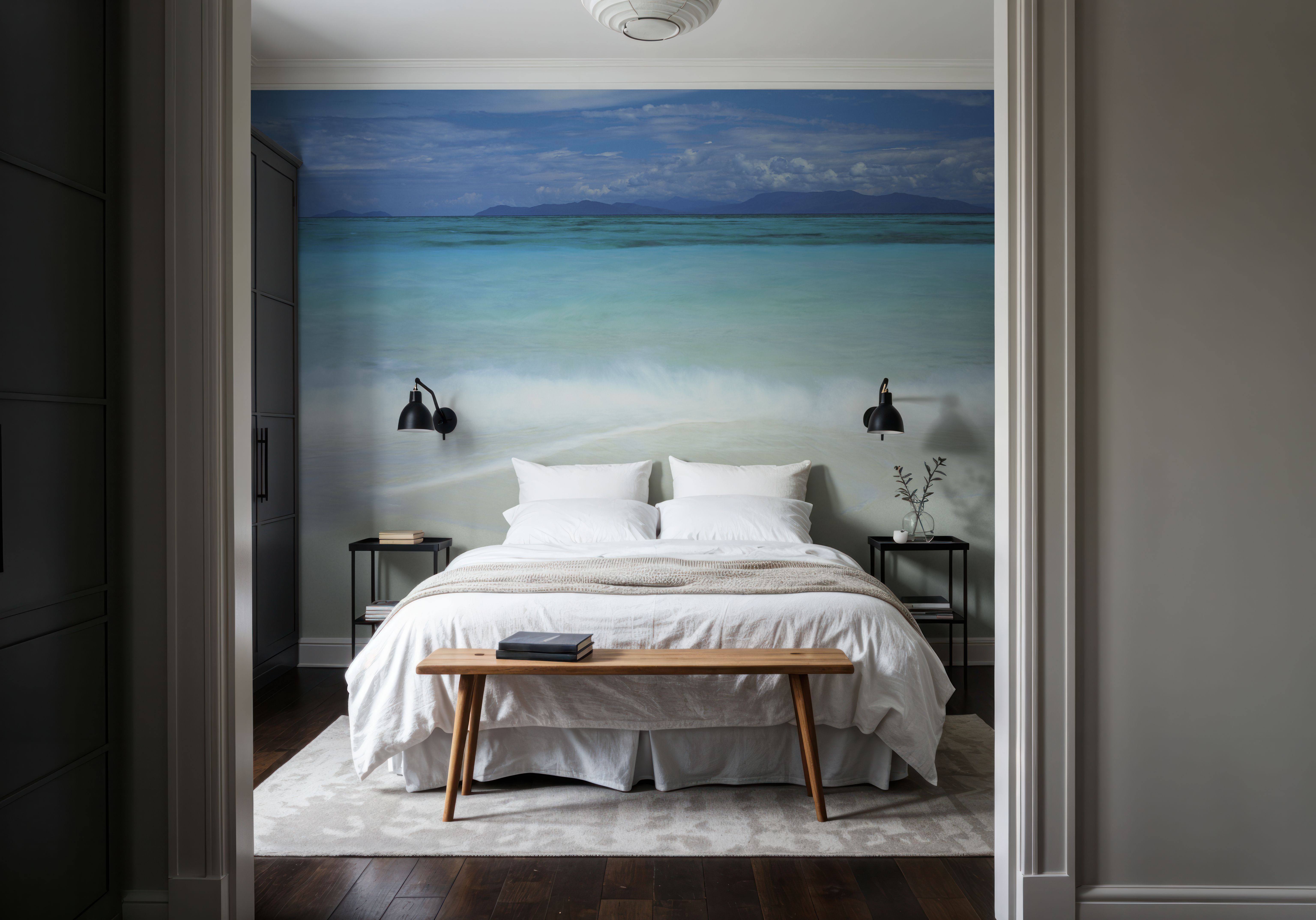 Serene Shores, Wallpaper