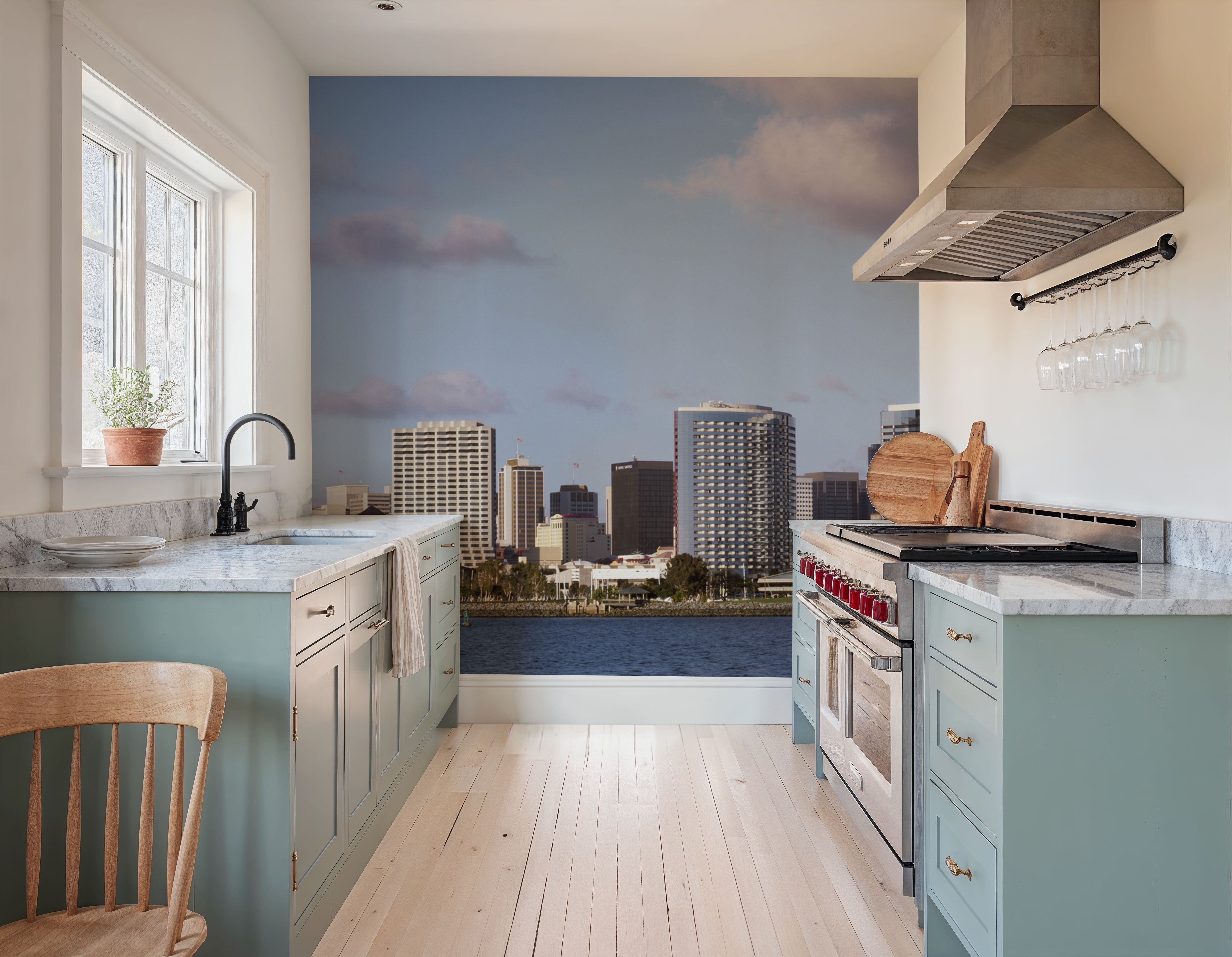 Boston Harbor Twilight Panorama II