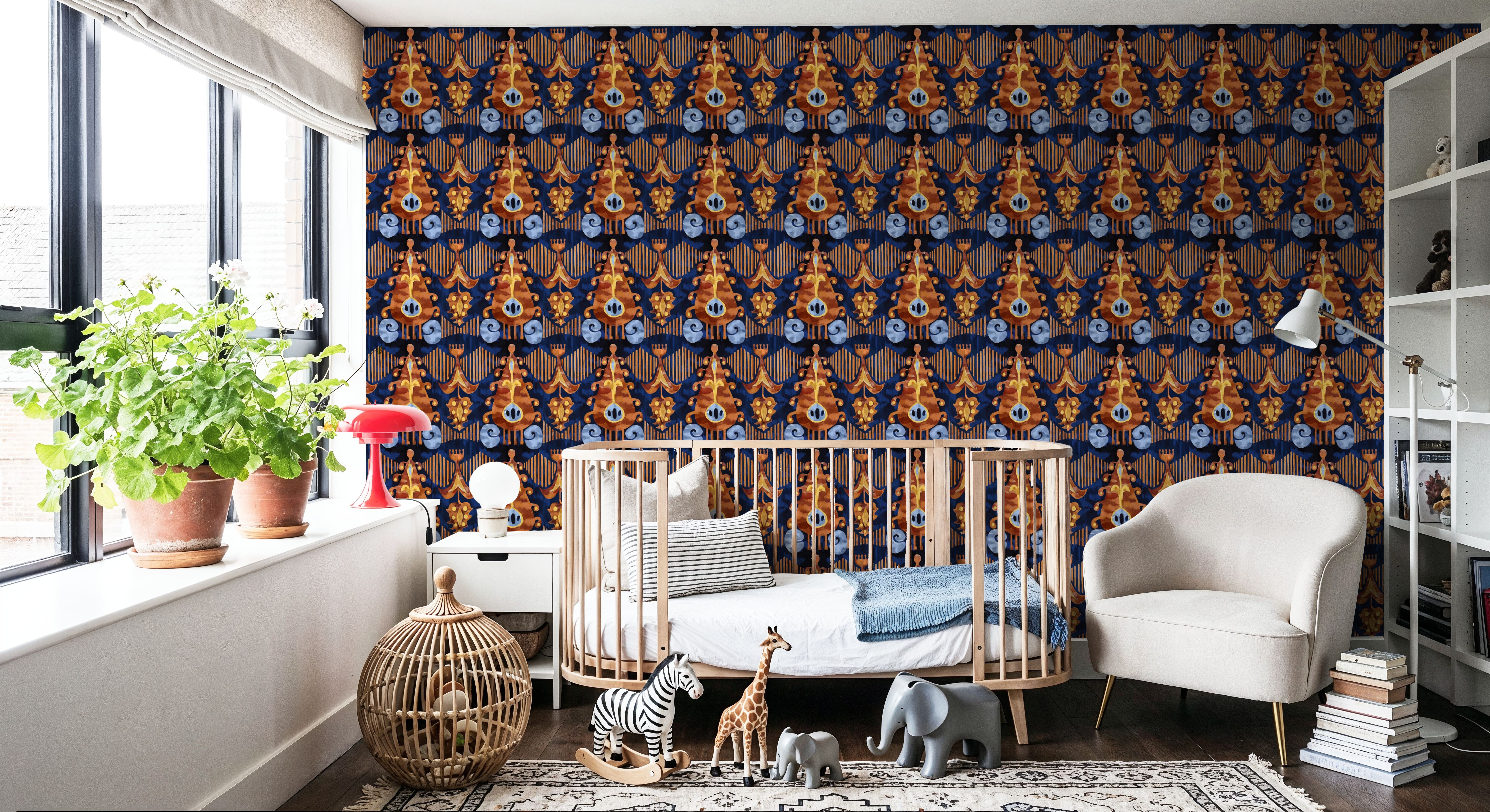 Gold Garden Ikat