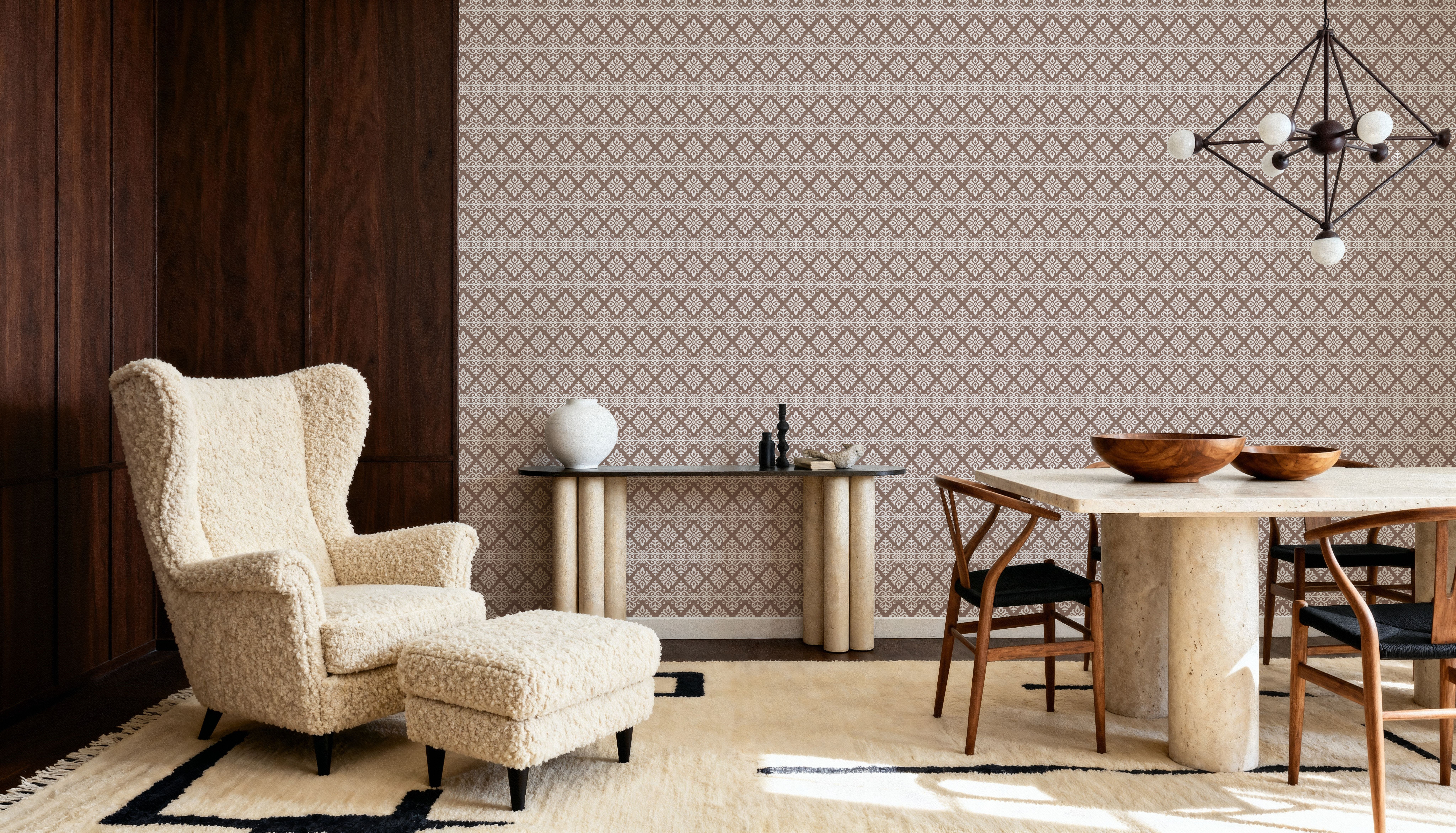 Amadora Squares Taupe