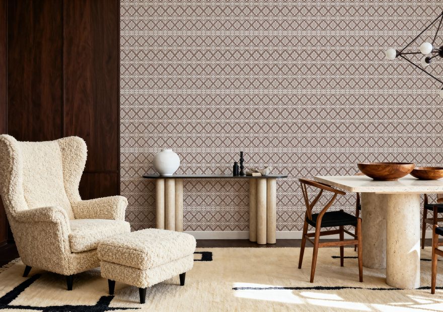 Amadora Squares Taupe