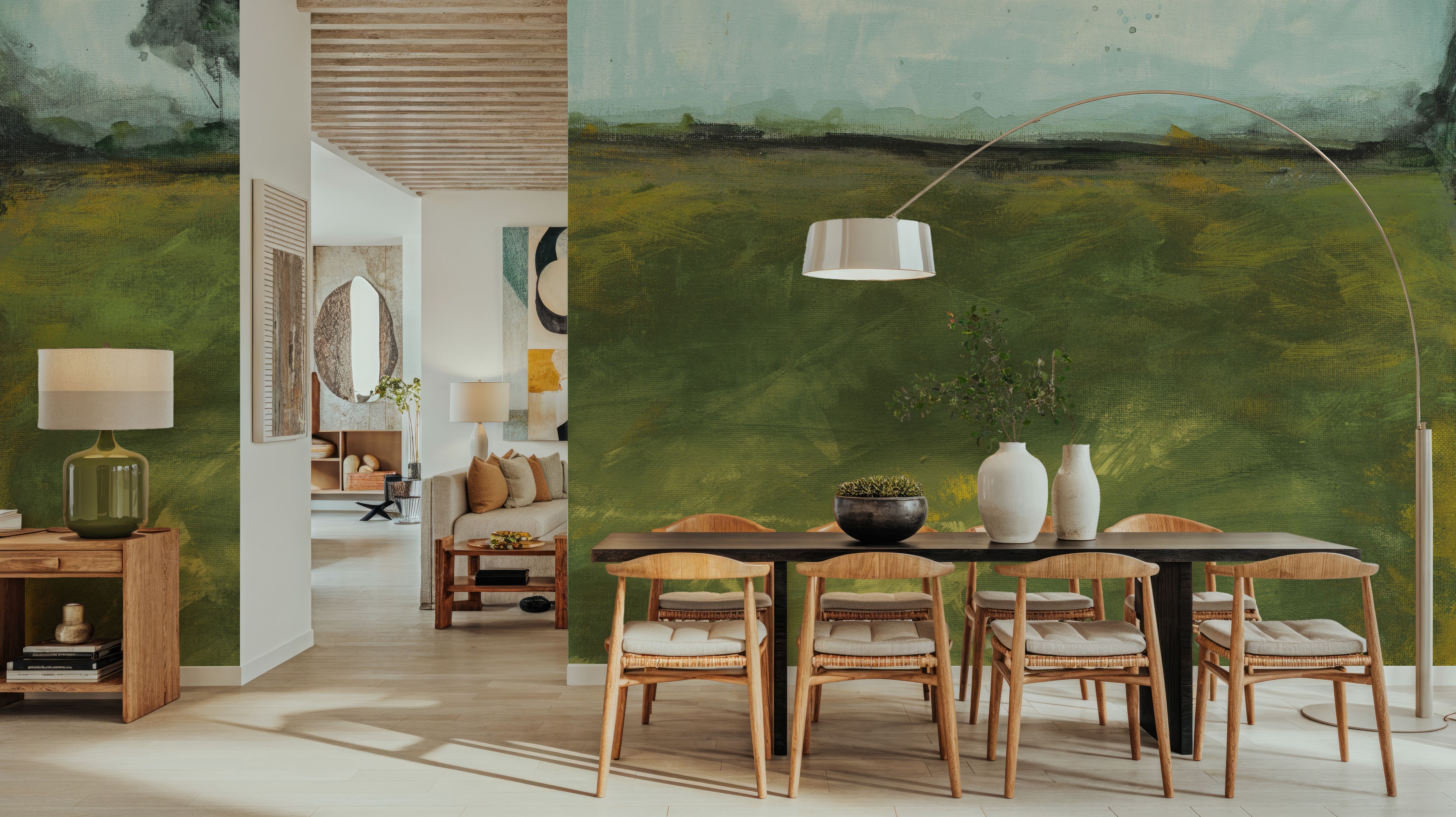 Over the Meadow Green