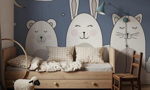 Sleeping Bunny Blue