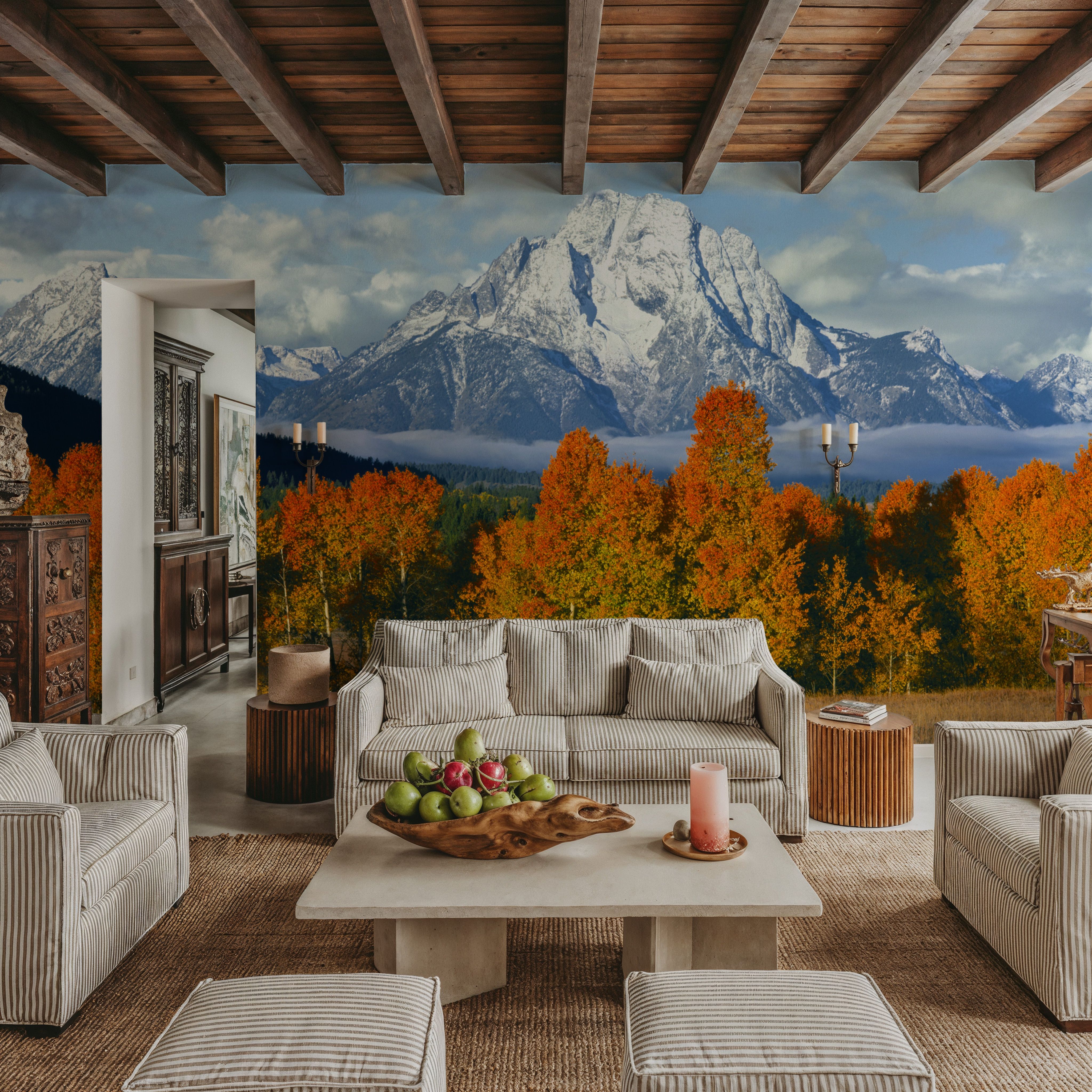 Misty Autumn Peaks
