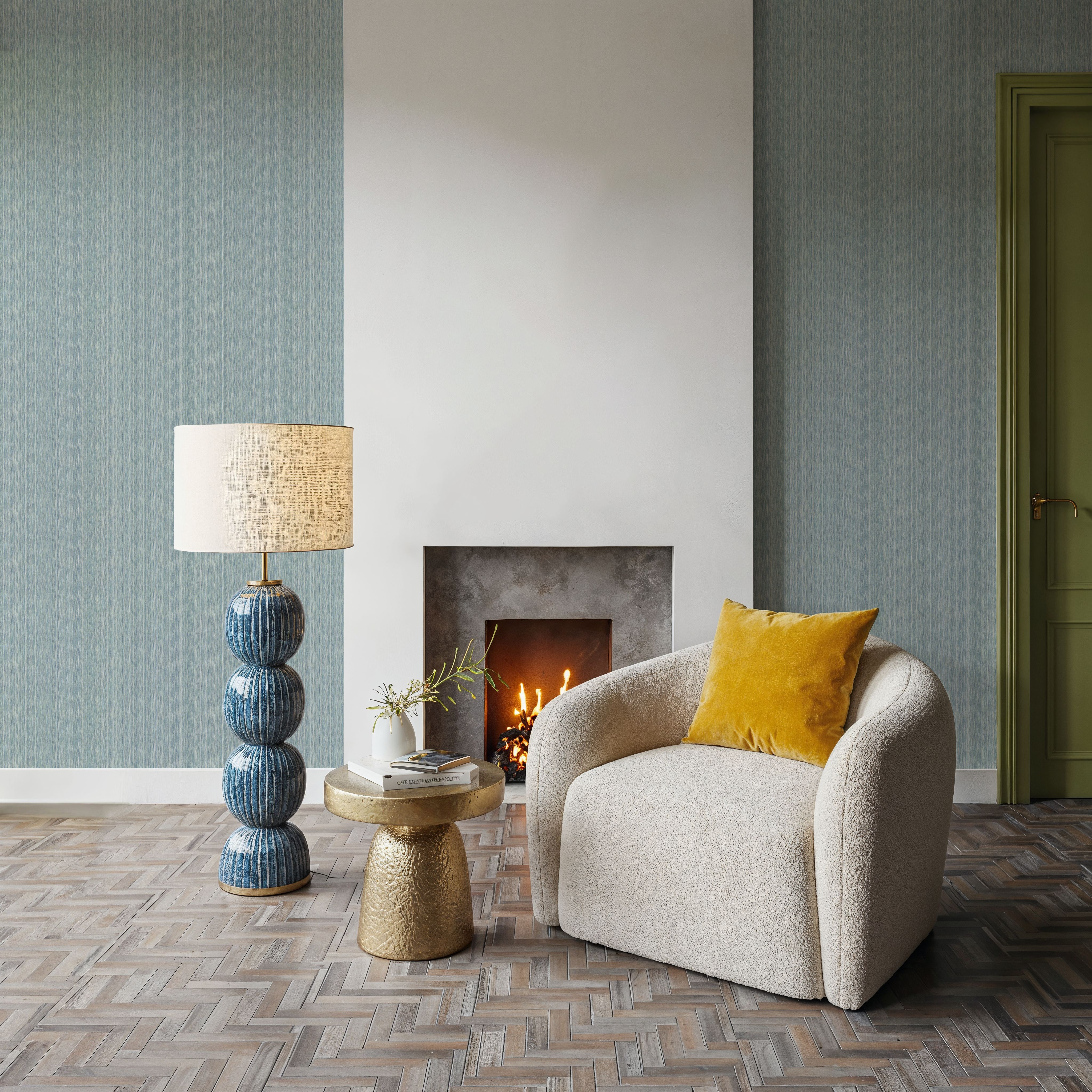 Faux Cloth Texture, Seafoam