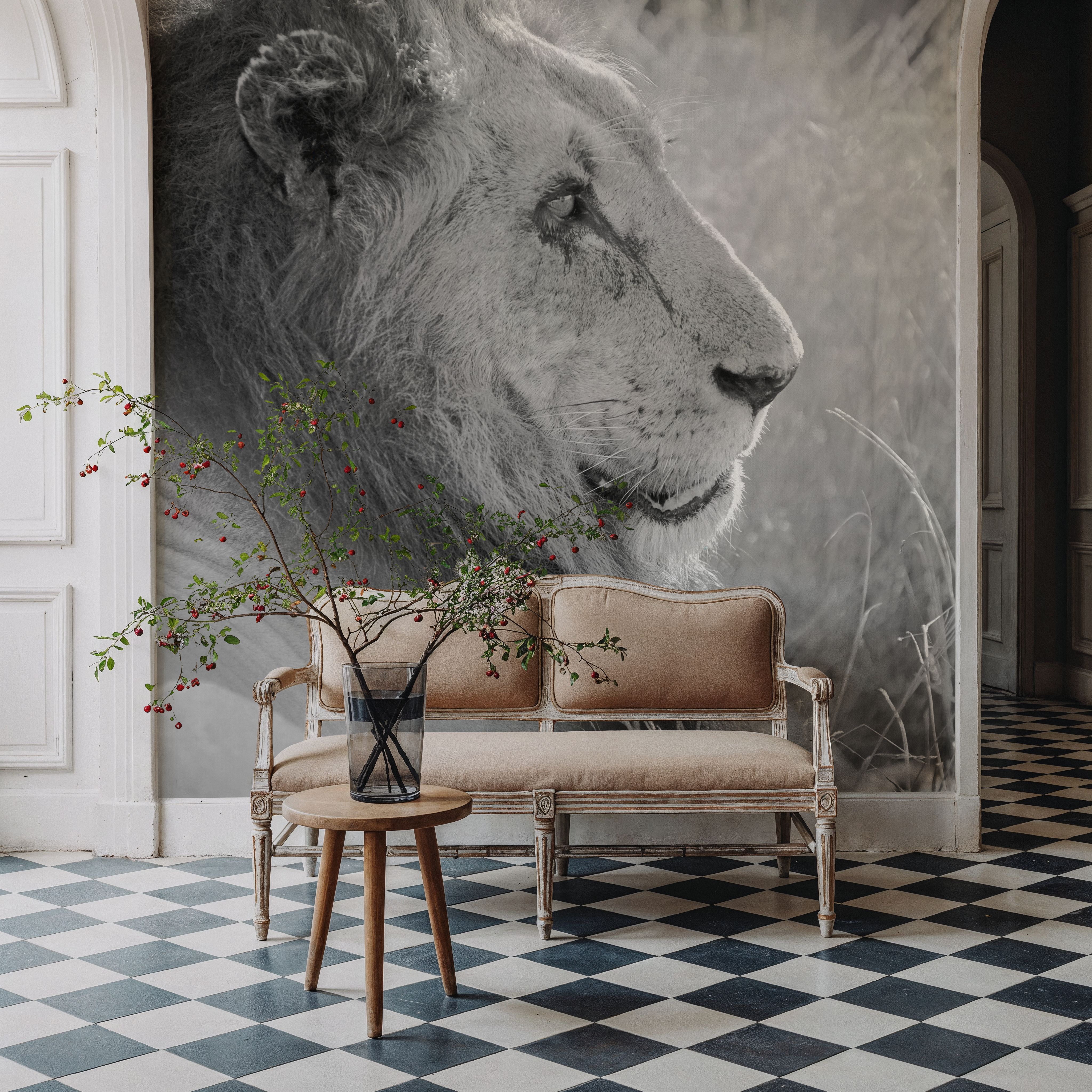 Old Lion BW