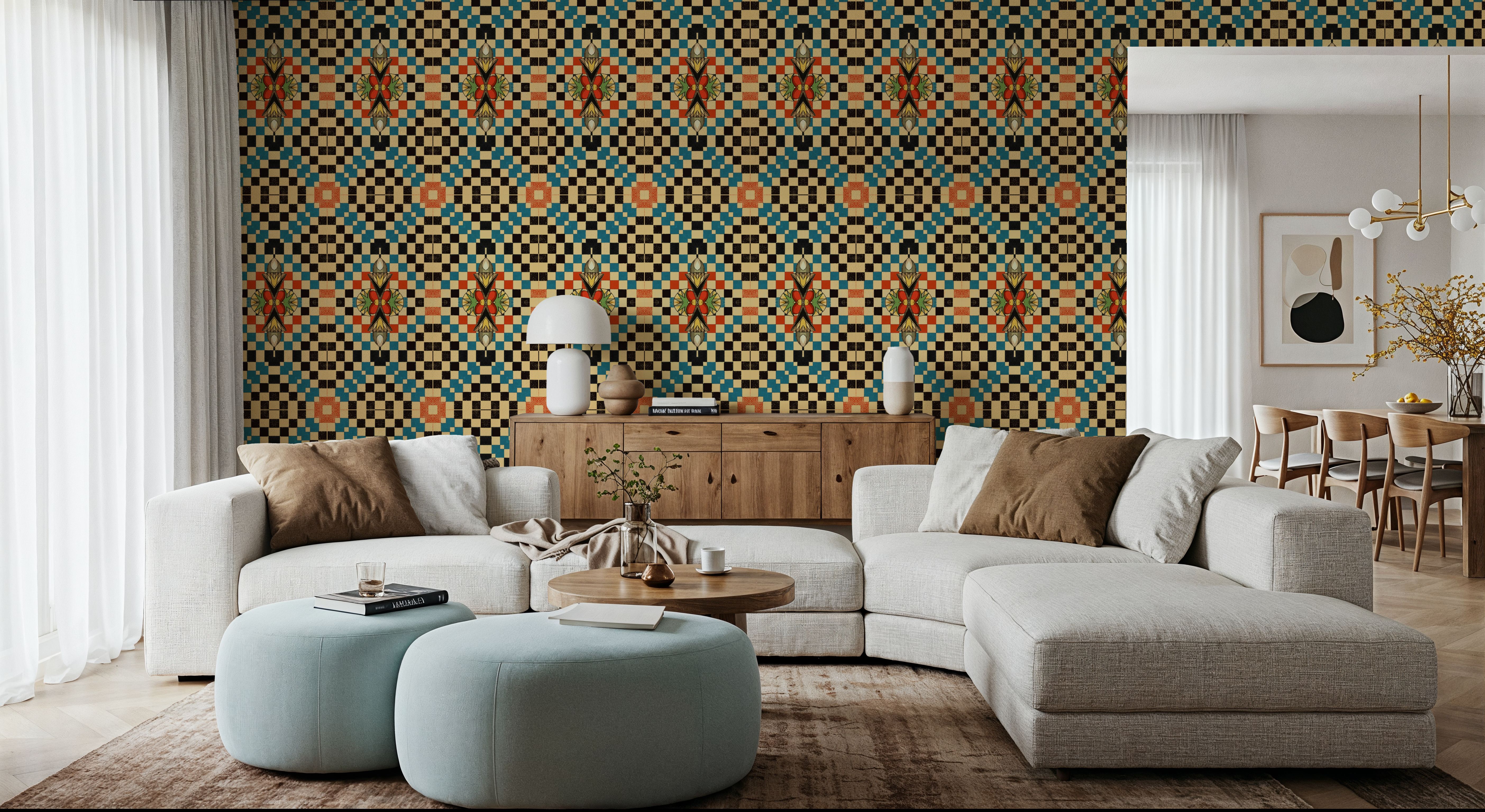 Ornamental Checkers no.III