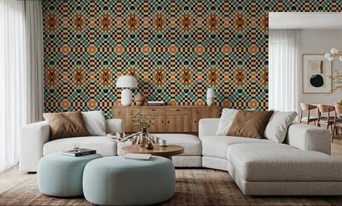 Ornamental Checkers no.III