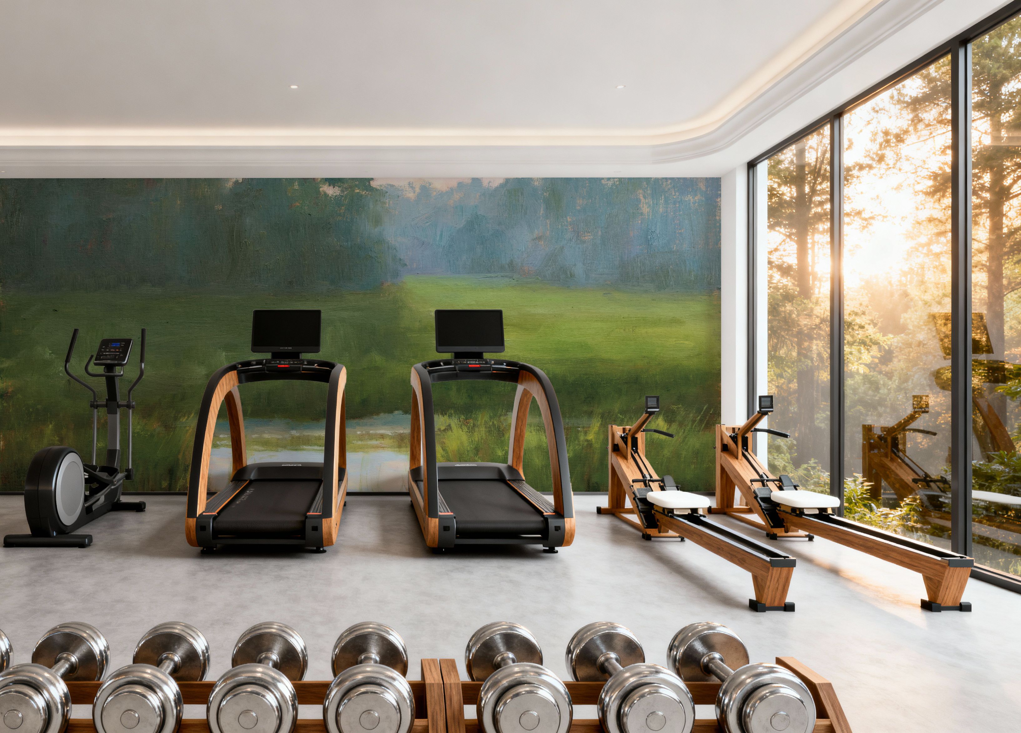 Morning on the Marshes, Papier peint