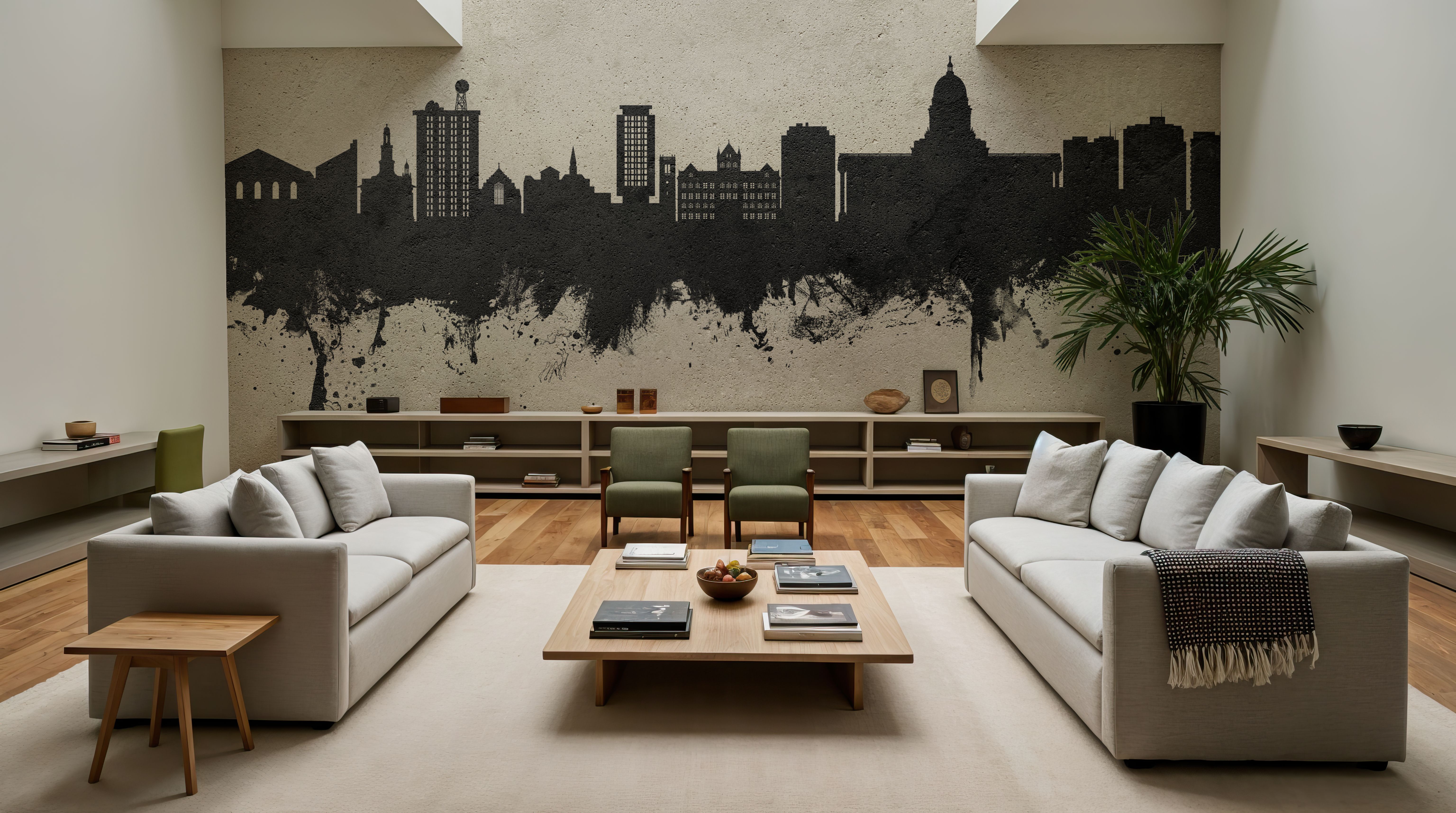 Madison Wisconsin Skyline Concrete