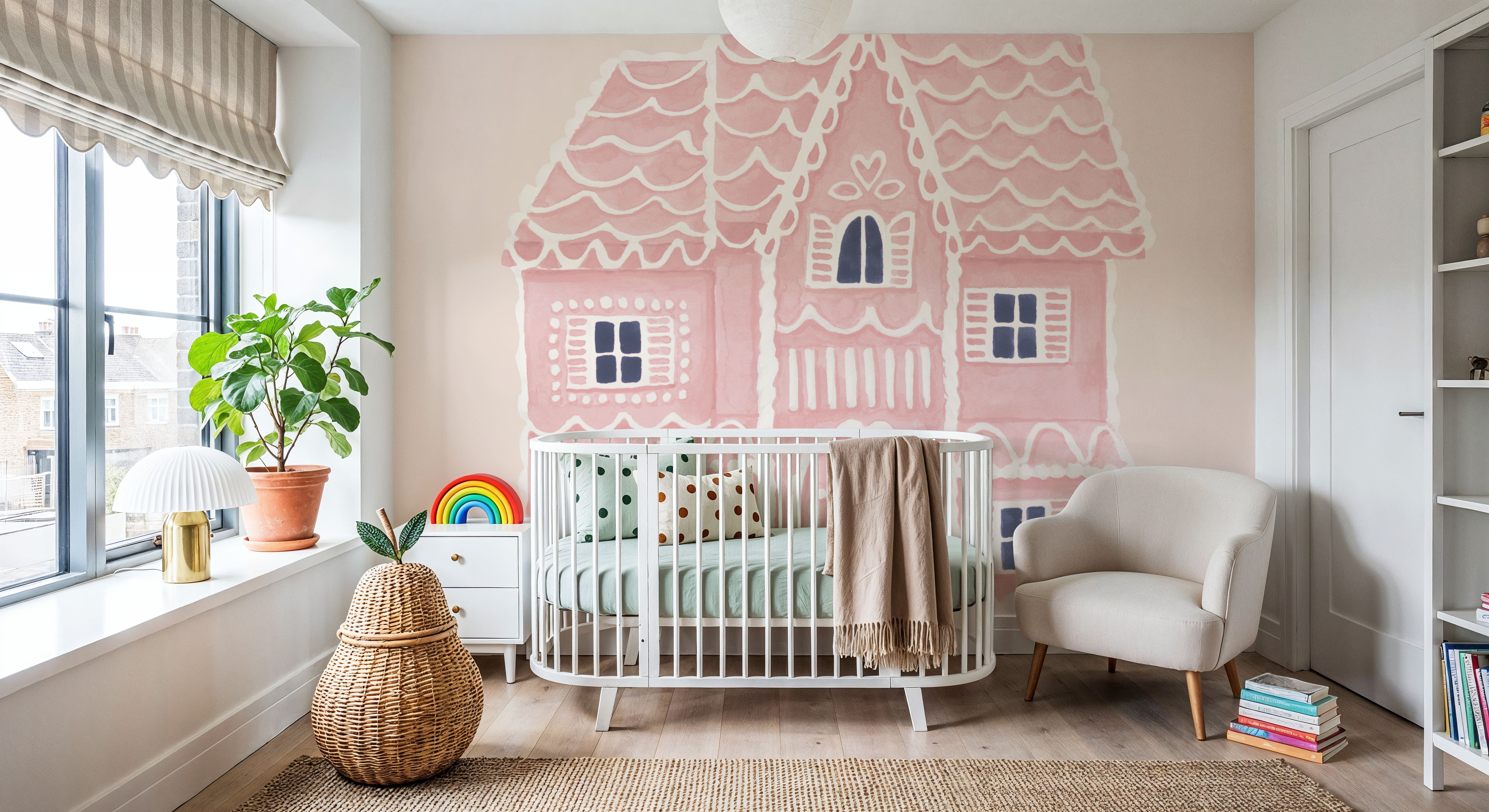 Gingerbread Dream House I Pink
